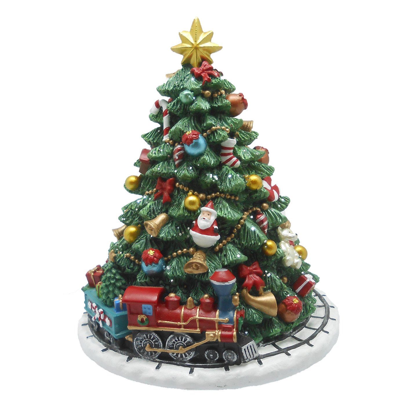Karaca Künstlicher Weihnachtsbaum Neujahrsbaum Musikalisches Neujahrsobjekt 15cm, Musikfunktion