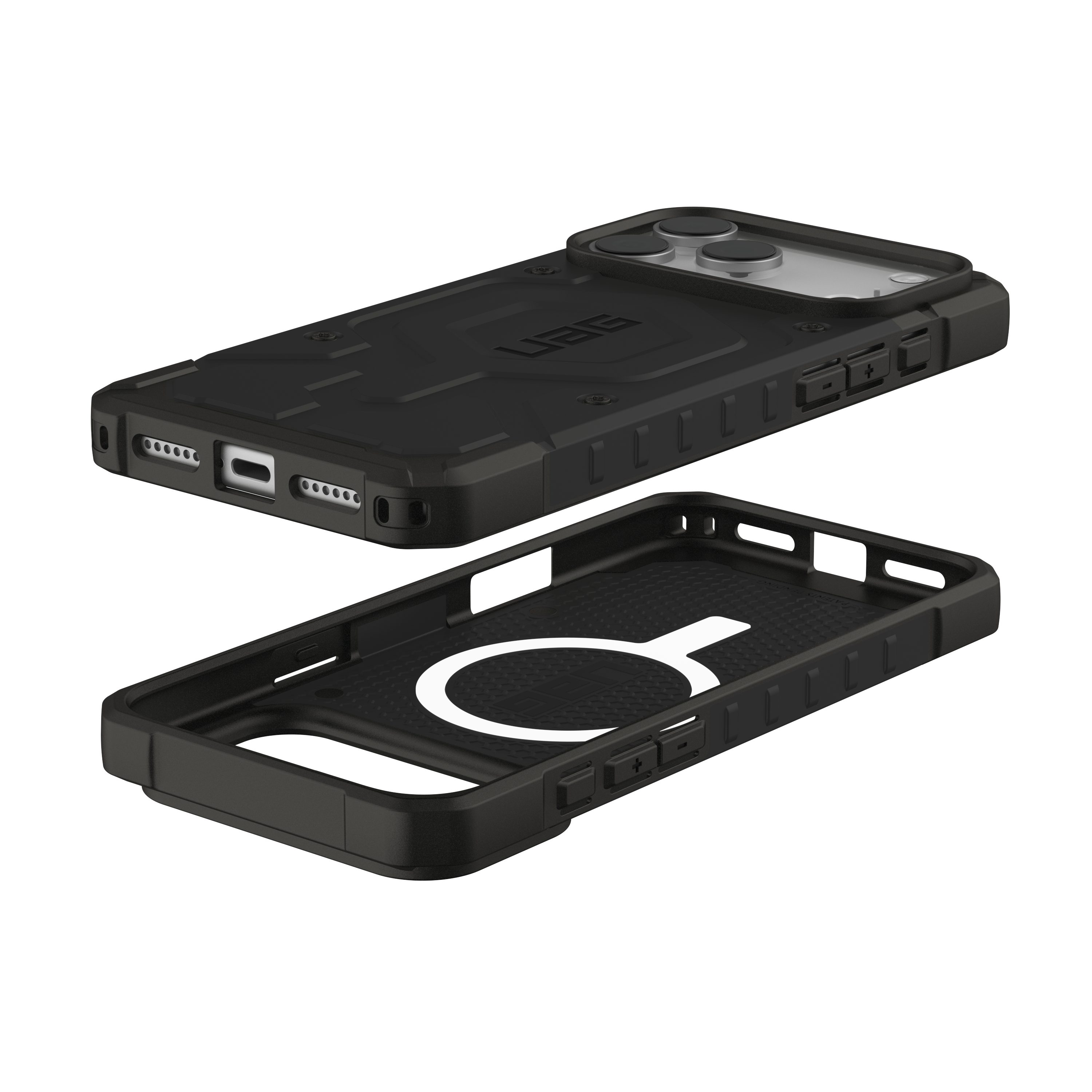 Urban Armor Gear Smartphone-Hülle Pathfinder - iPhone 17 Pro Max MagSafe Hülle, [Starker Magnetring, Fallschutz nach Militärstandard]