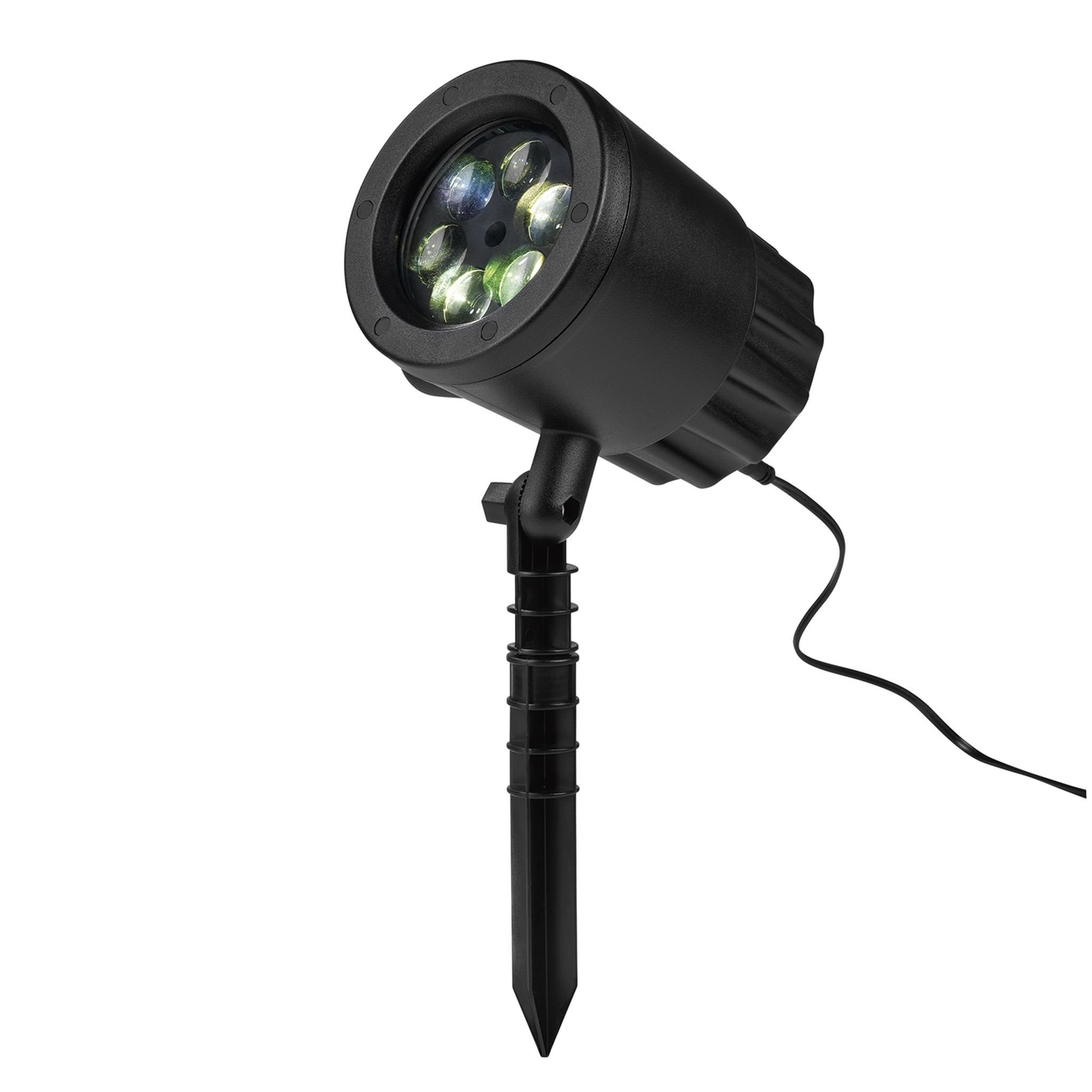 Outdoor EASYmaxx 7-tlg Weinachten, LED LED fest Projektor integriert, Starlight Innen/- Motivstrahler