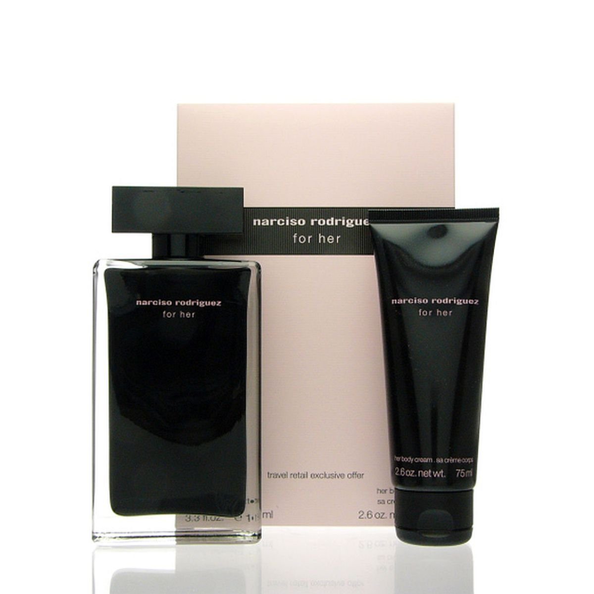 Duft-Set Narciso Rodriguez For Her SET - EDT 100 ml + BC 75 ml