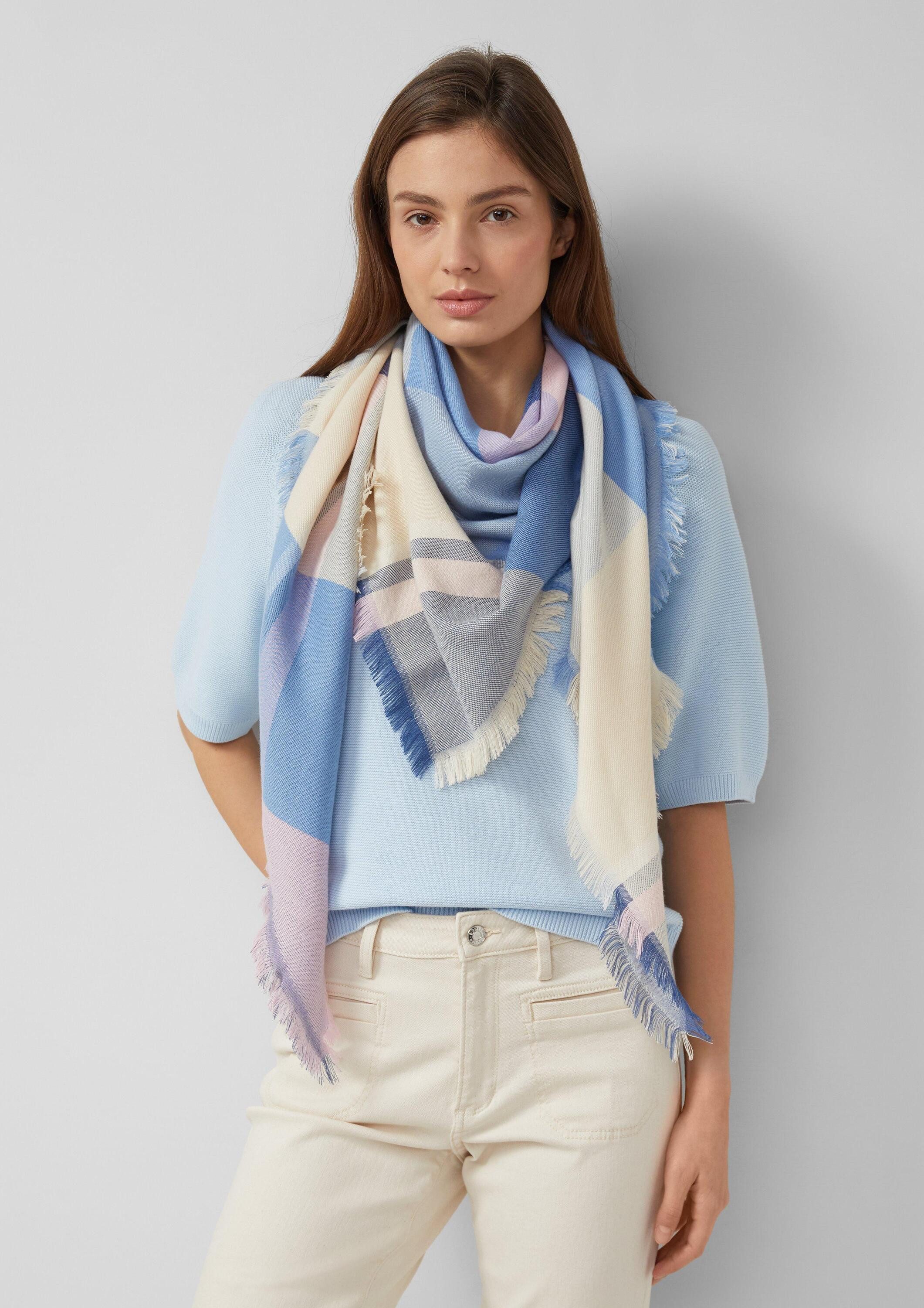 s.Oliver Schal Schal, Karierter Schal günstig online kaufen