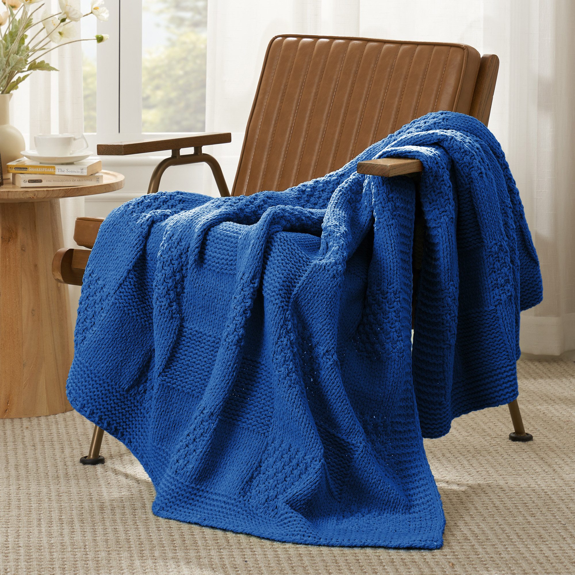 Amélie Home Tagesdecke Karierte Chenille Decke, günstig online kaufen