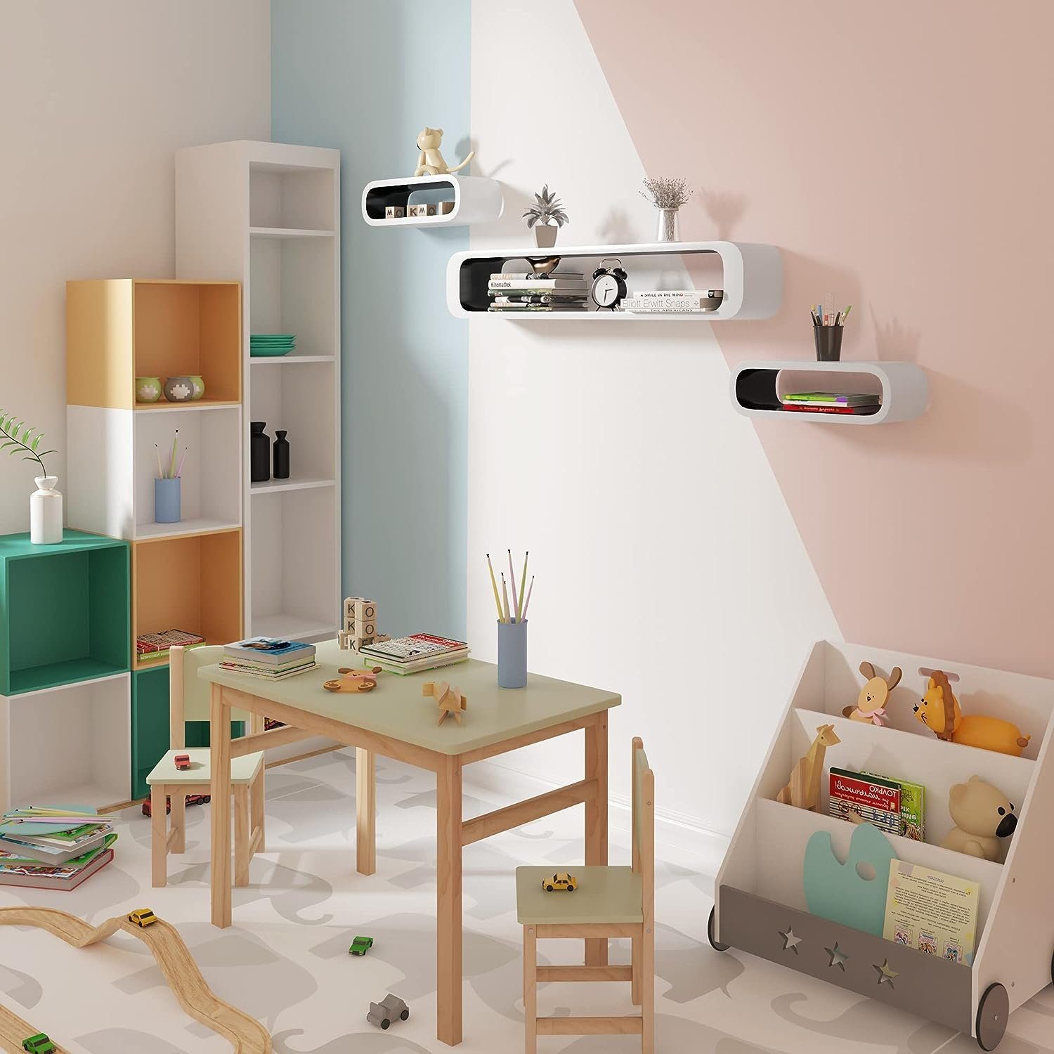 Woltu Wandregal, Wandregal Lounge 3er Set günstig online kaufen