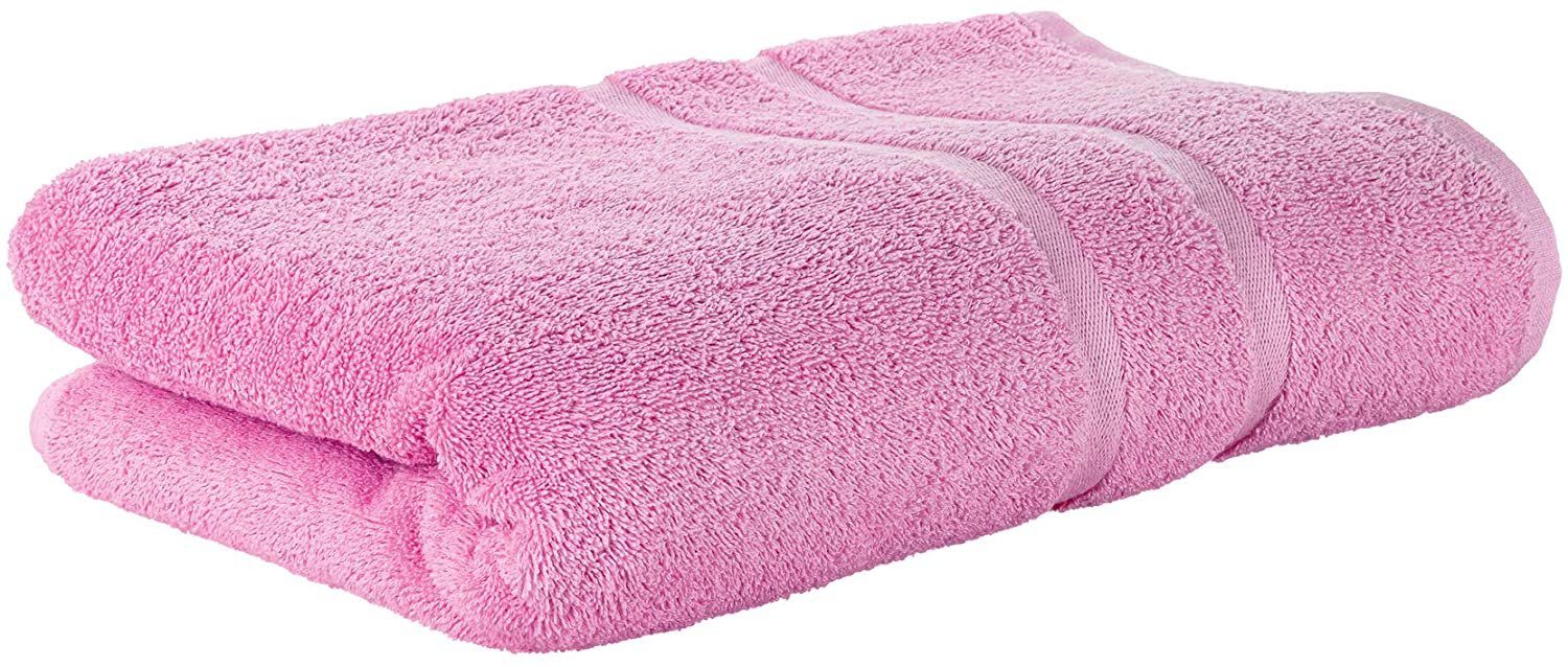 StickandShine Handtuch Handtücher Badetücher Saunatücher Dusch Gäste Rosa Frottee
