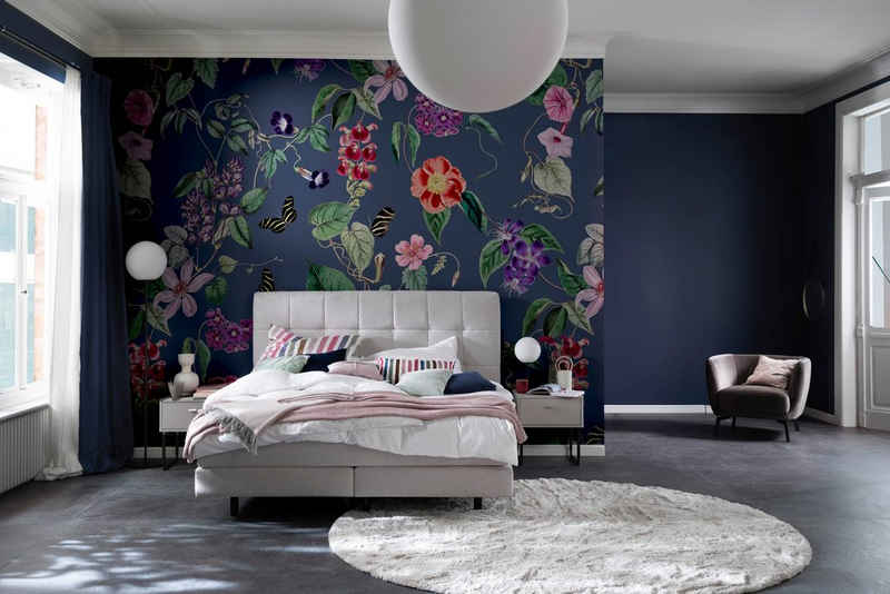 SCHÖNER WOHNEN-Kollektion Fototapete »Blossom«, glatt, matt, Blumen moderne Vliestapete für Wohnzimmer Schlafzimmer Küche