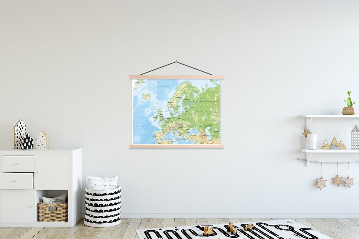 MuchoWow Poster Karte - Europa - günstig online kaufen