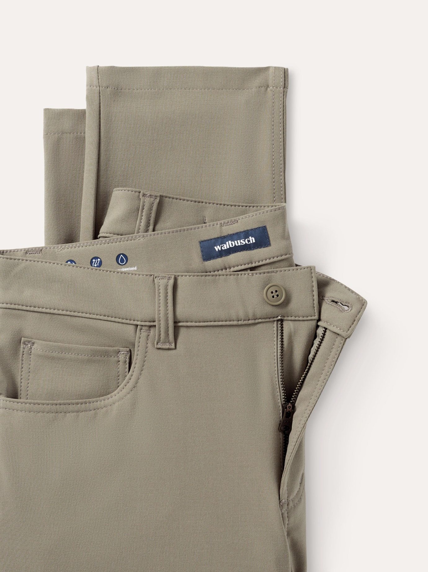 Walbusch 5-Pocket-Hose Herren Modern Fit Five Pocket Hose 360° Stretch knitterfrei Wasserabweisend, schnelltrocknend, pflegeleicht, Flex-Bund – Bild 4 von 4