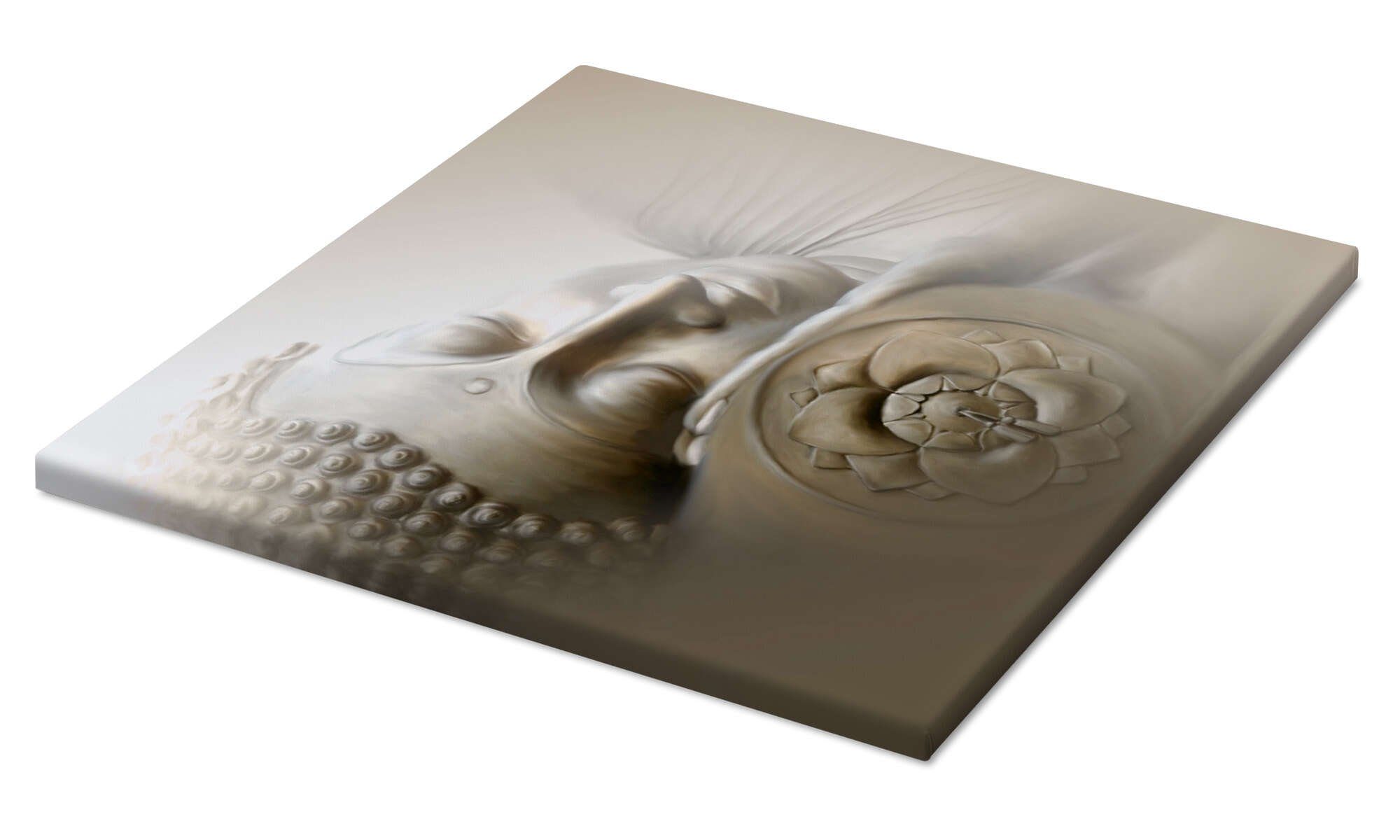 Posterlounge Wandbild Schlafender Buddha, Christine Ganz, erhältlich als Poster, Leinwandbild, Wandsticker oder Acrylglasbild