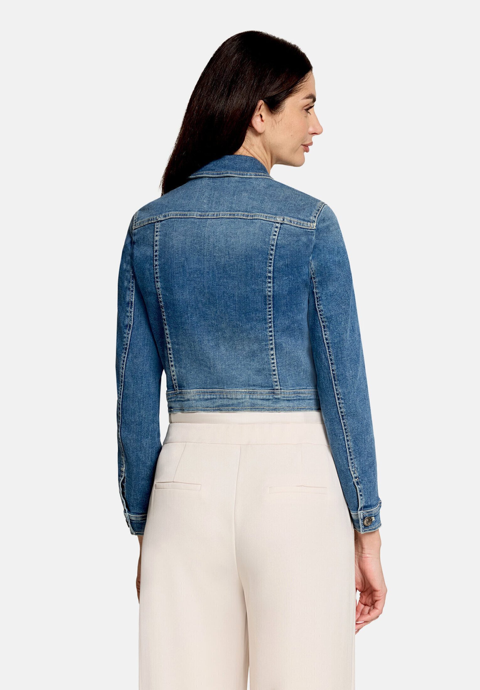 Vera Mont Jeansjacke Damen mit Waschung