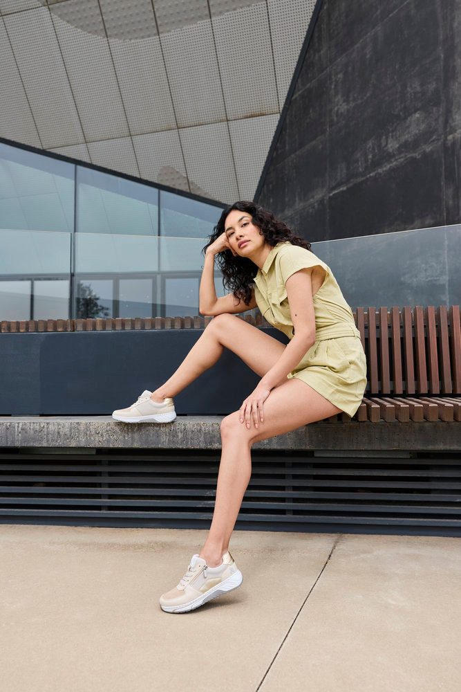 Rieker Sneaker Schnürschuh, Halbschuh, Freizeitsneaker mit Reißverschluss günstig online kaufen