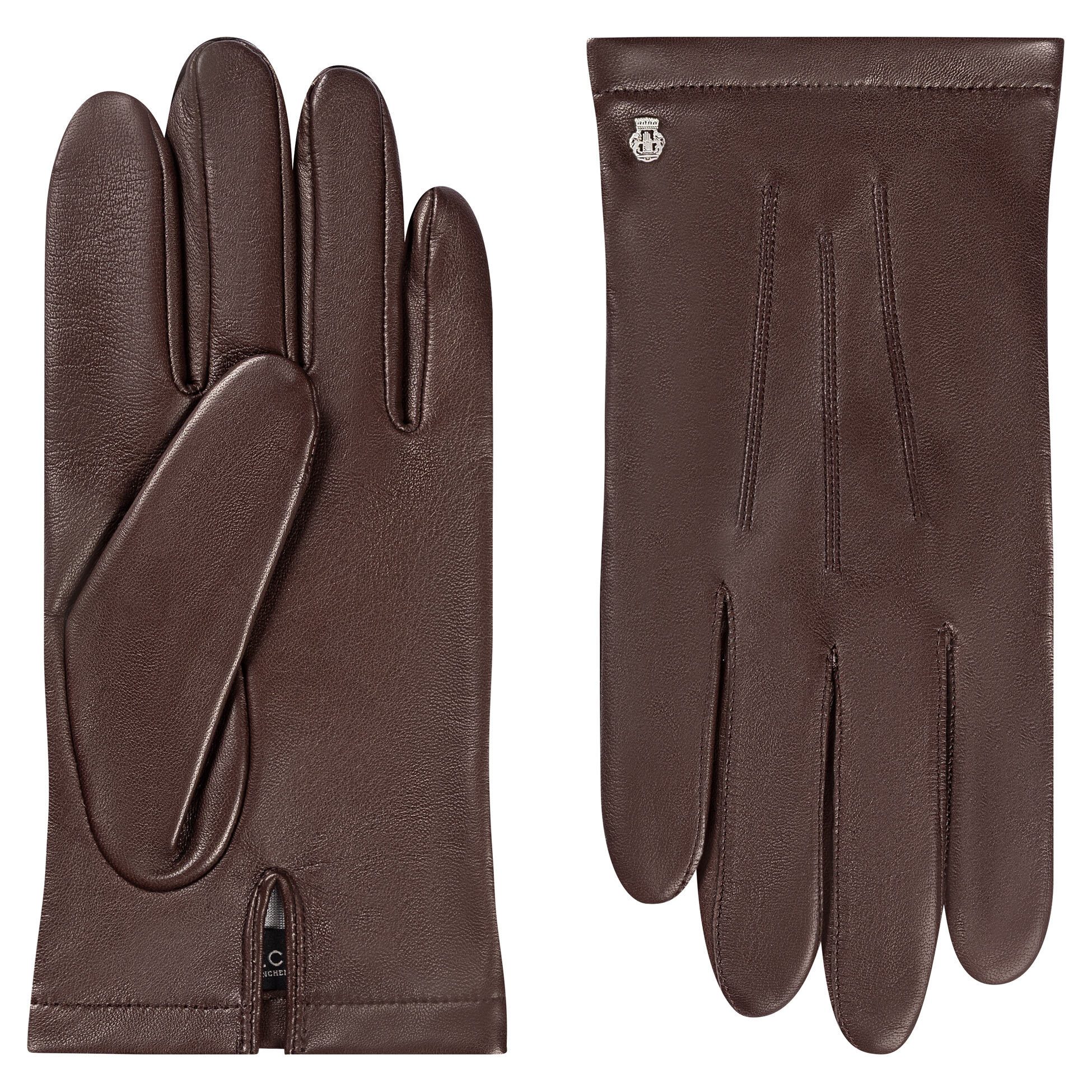 Roeckl Lederhandschuhe Wien Перчатки Roeckl Fingerhandschuhe mit Aufnähten