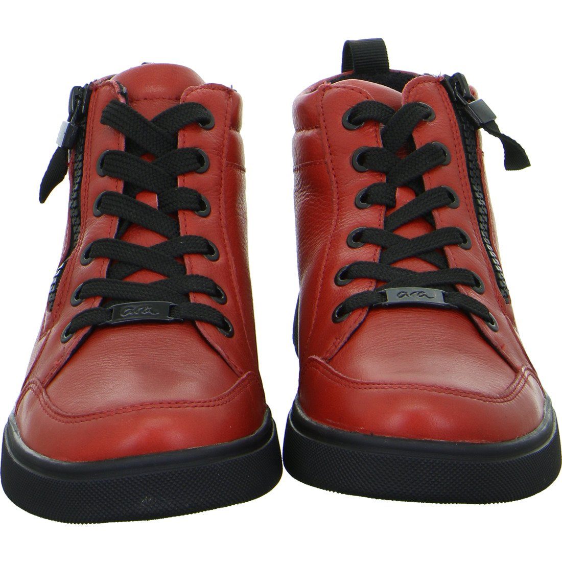 Ara Sneaker Schuhe, Sneaker Damen 046711 Nubuk Rom-Sport Ara rot -