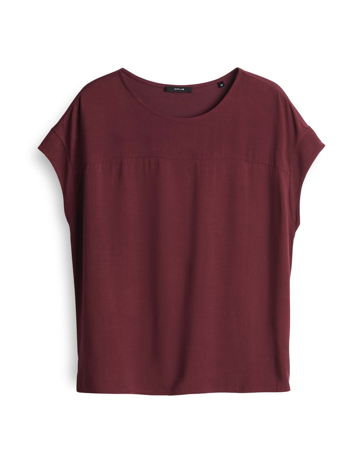 OPUS Kurzarmshirt SESONNE Regular im Materialmix günstig online kaufen