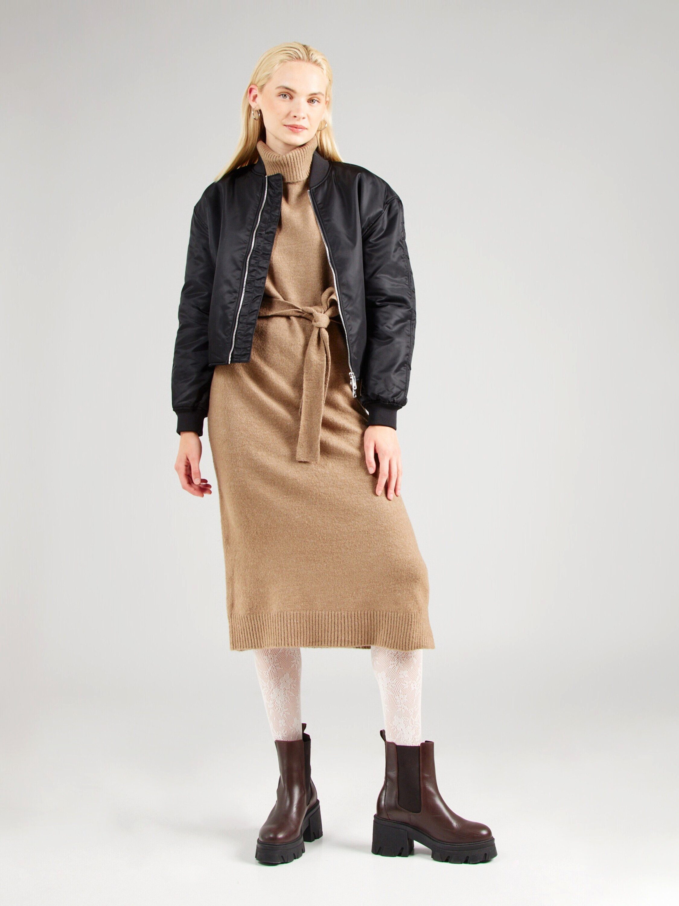 Vila Midikleid VIROLFIE (1-tlg) Plain/ohne Details
