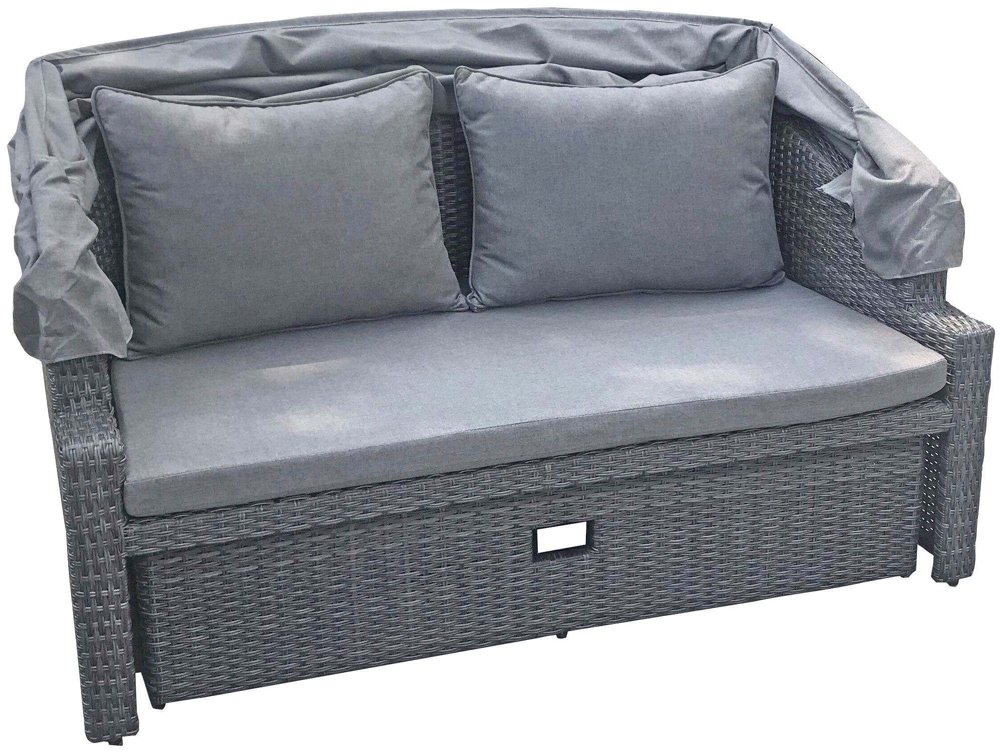 Garden Pleasure Loungesofa MONTE CARLO, Sonnendach mit ausklappbarem