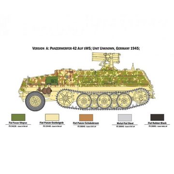Italeri Modellbausatz 510006562 - Modellbausatz, 1:35 15cm Panzerwerfer 42 auf SWS