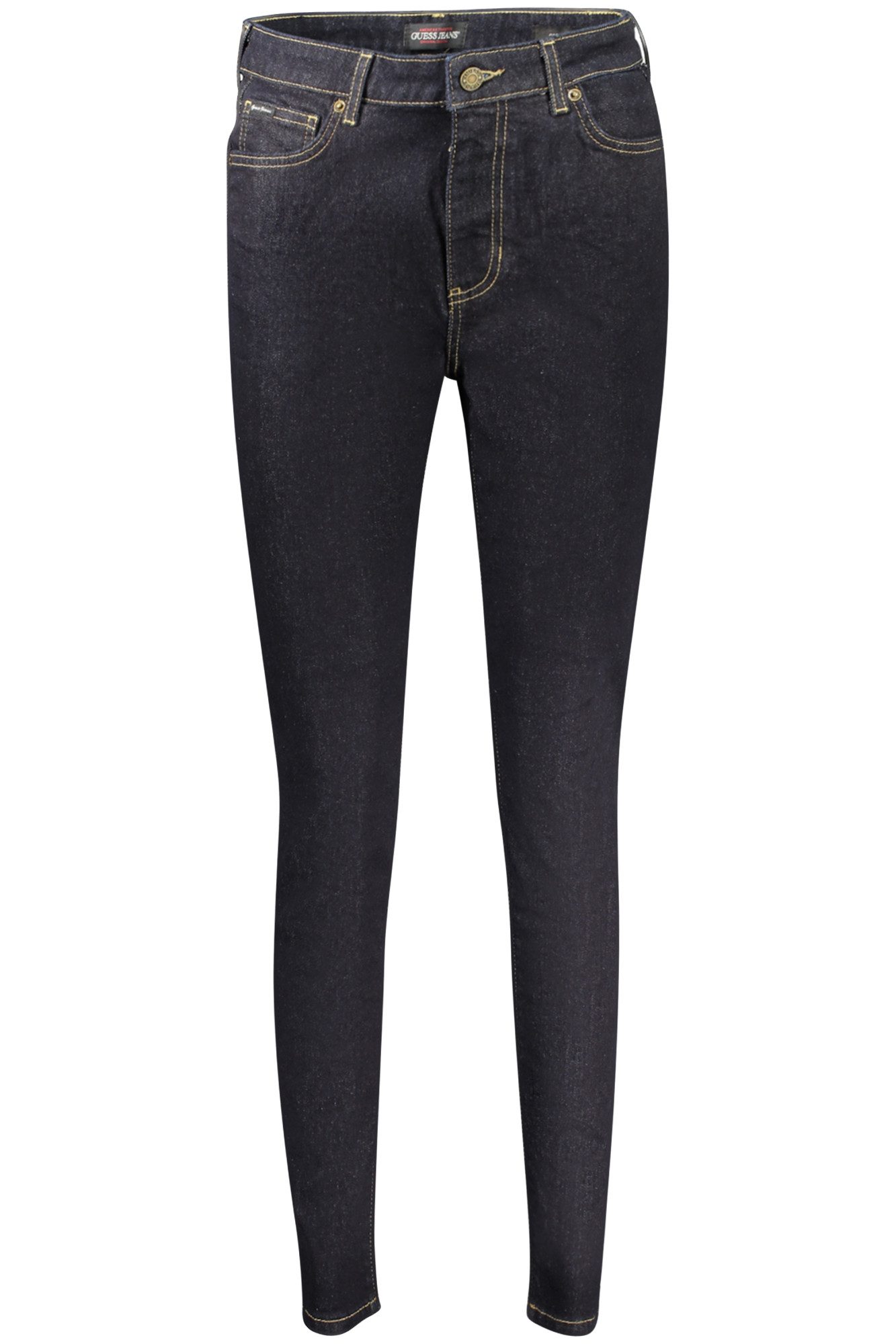 GUESS JEANS 5-Pocket-Jeans Blaue Damen Skinny Jeans mit 5 Taschen und Logo - Denim Stilvoll