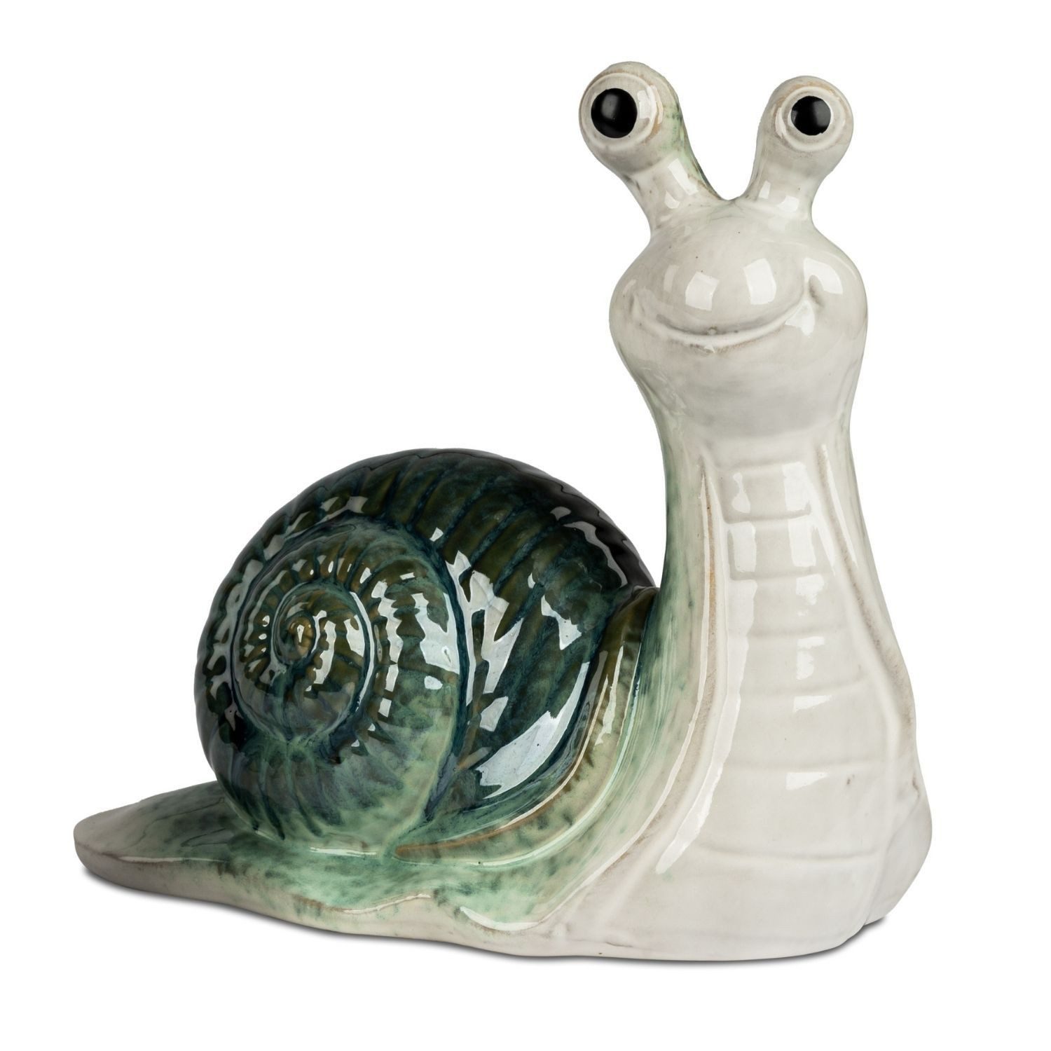 formano Dekofigur Steinoptik, Höhe: 25cm, Farbe: Grau, Motiv: Schnecke