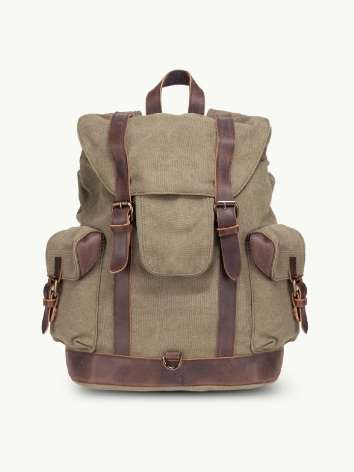 Scippis Wanderrucksack SCIPPIS Wanderlust Backpack – Multifunktionaler Canvas-Rucksack