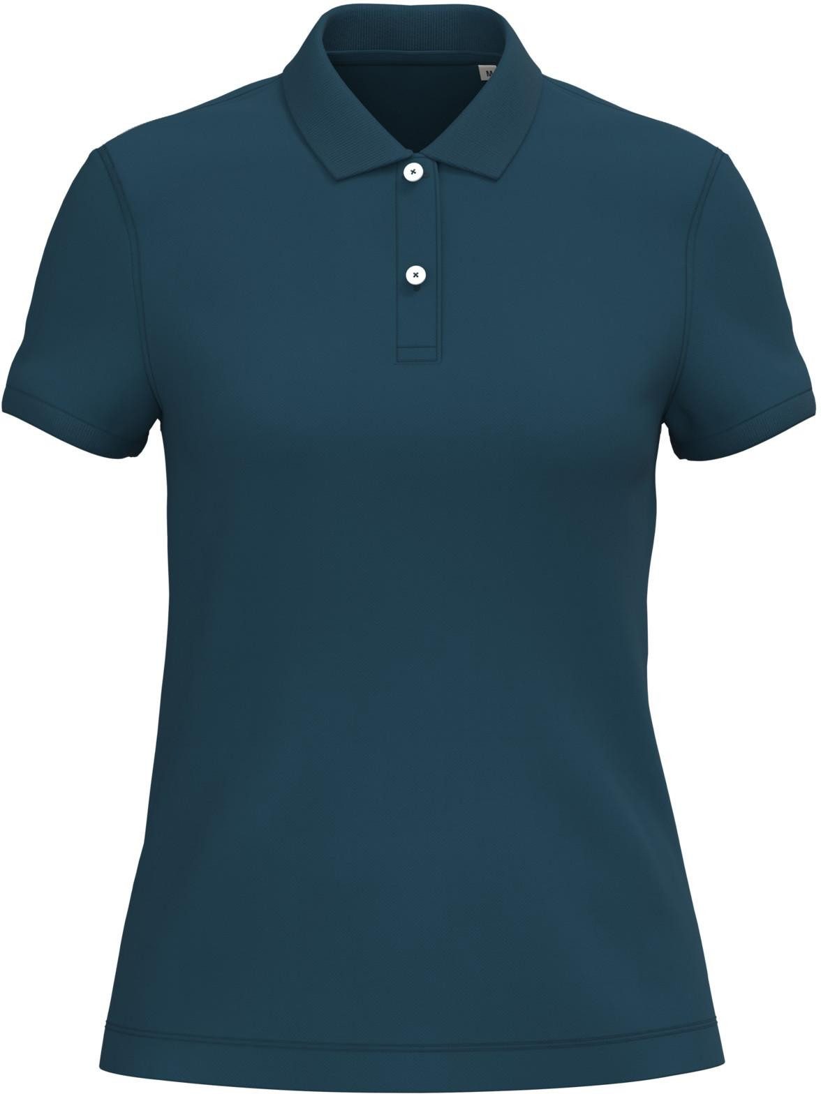 Poloshirt Umweltfreundliches Polohemd aus Pikeetrikot für Damen