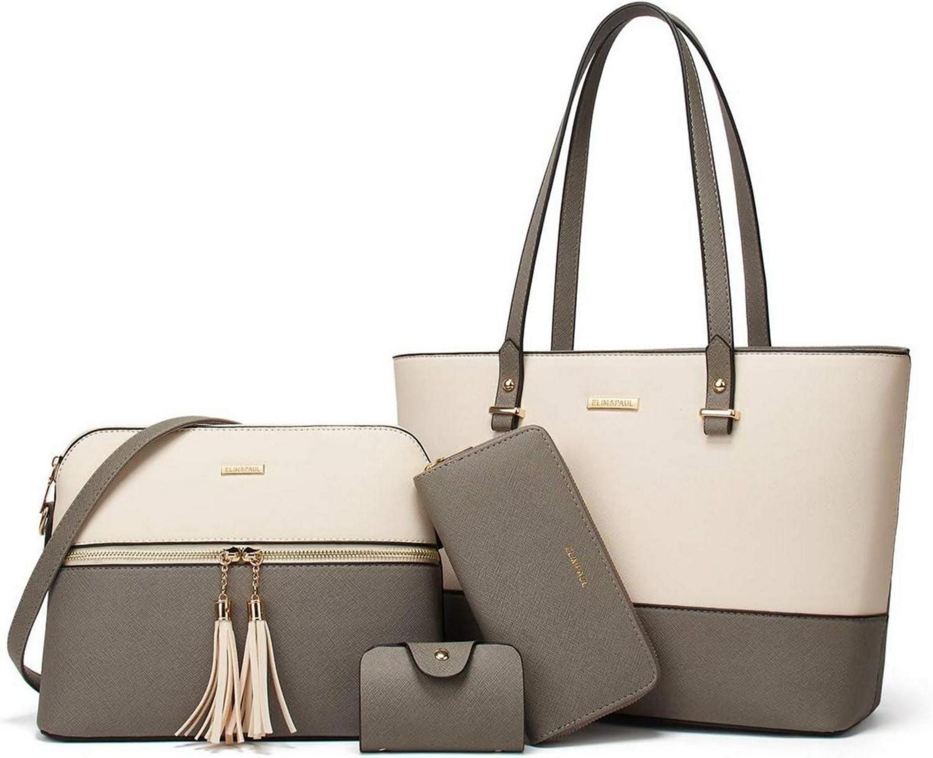 LuxusKollektion Shopper Damen Handtasche Tote Schultertasche günstig online kaufen