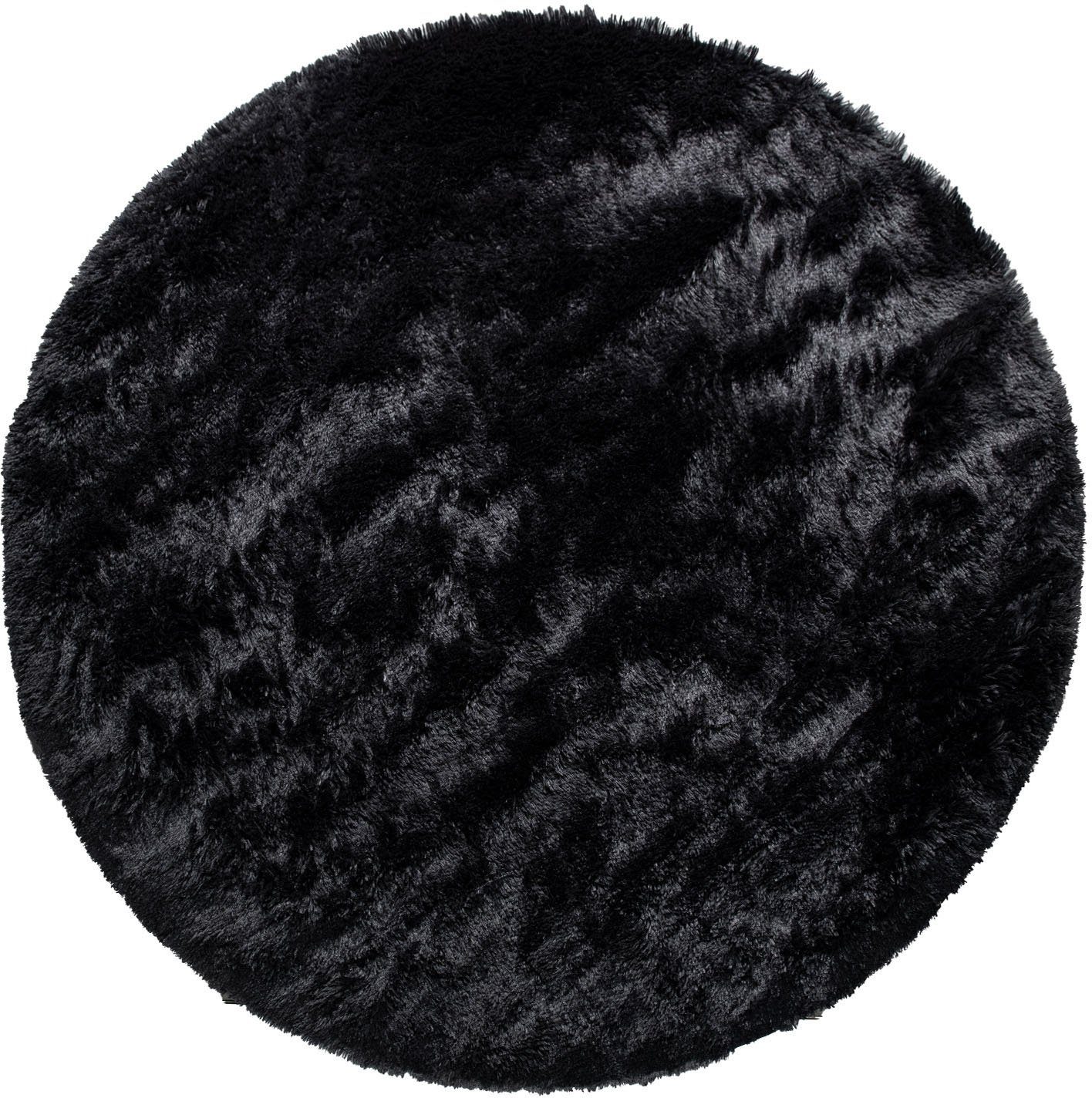 Paco Home Hochflor-Teppich Silky 591, rund, günstig online kaufen