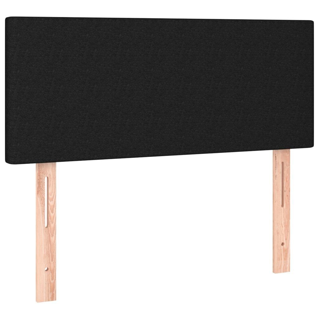 vidaXL Kopfteil Kopfteil Schwarz 80x5x78/88 cm Stoff, (1 St)