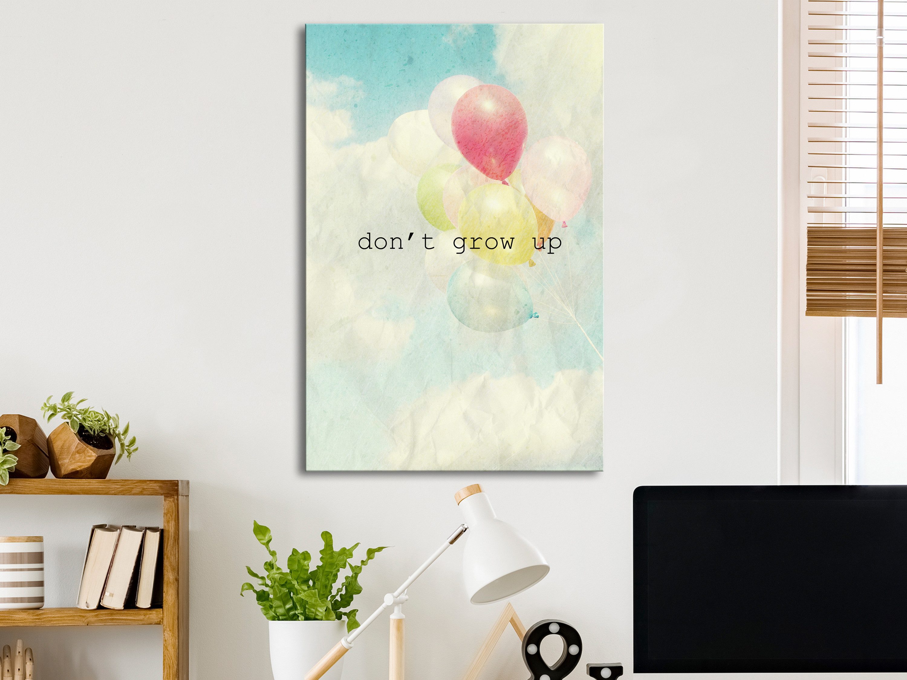 Artgeist Wandbild Don't Grow Up (1 Part) Vertical