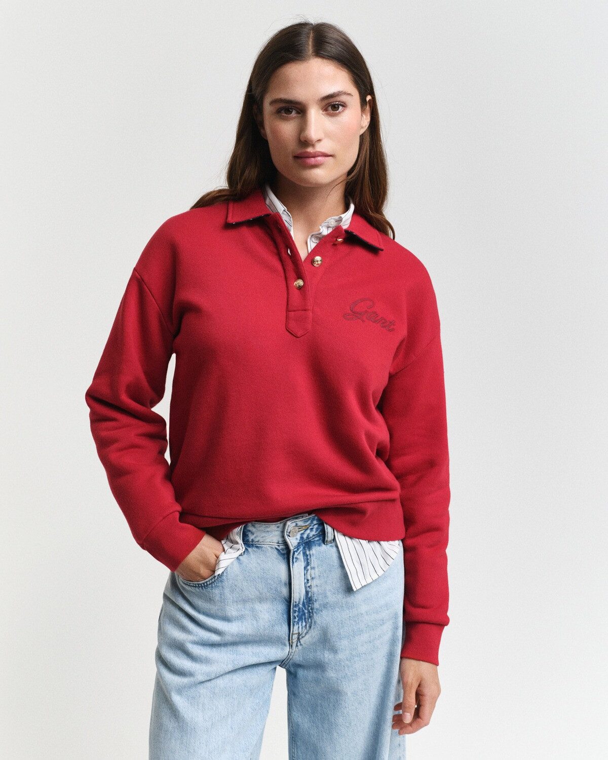 Gant Sweatshirt Script Graphic Rugger Sweatshirt günstig online kaufen