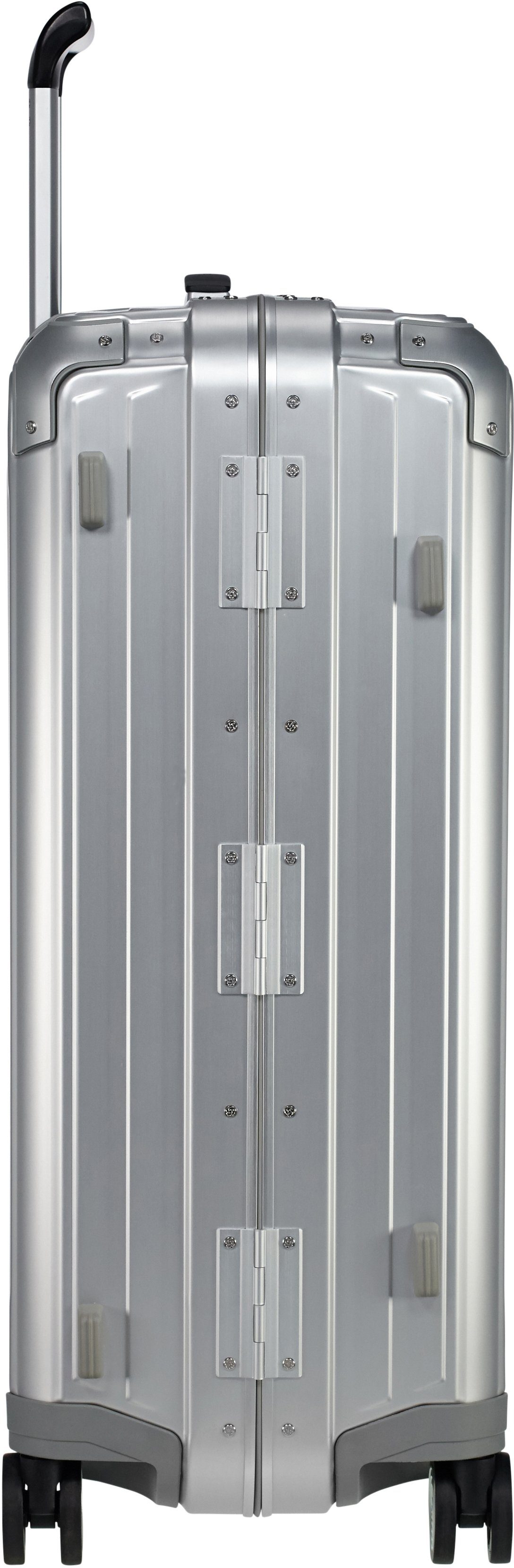 Samsonite Hartschalen-Trolley LITE-BOX ALU, 4 Rollen, aus Aluminium, mit voll gefüttertem Innenraum, mit Kantenschutz