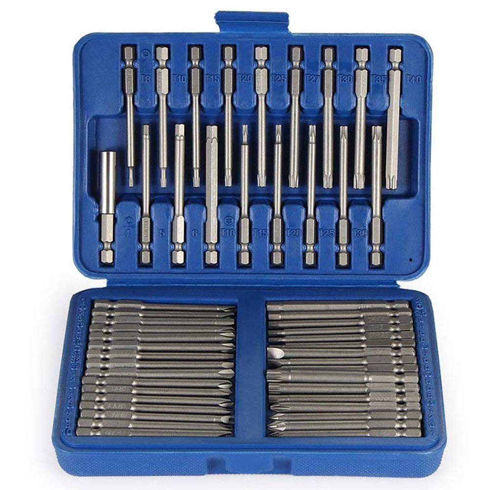 Hikity Bohrer- und Bitset Bit-Set Bitsatz Geeignet für Elektroschrauber 50t günstig online kaufen