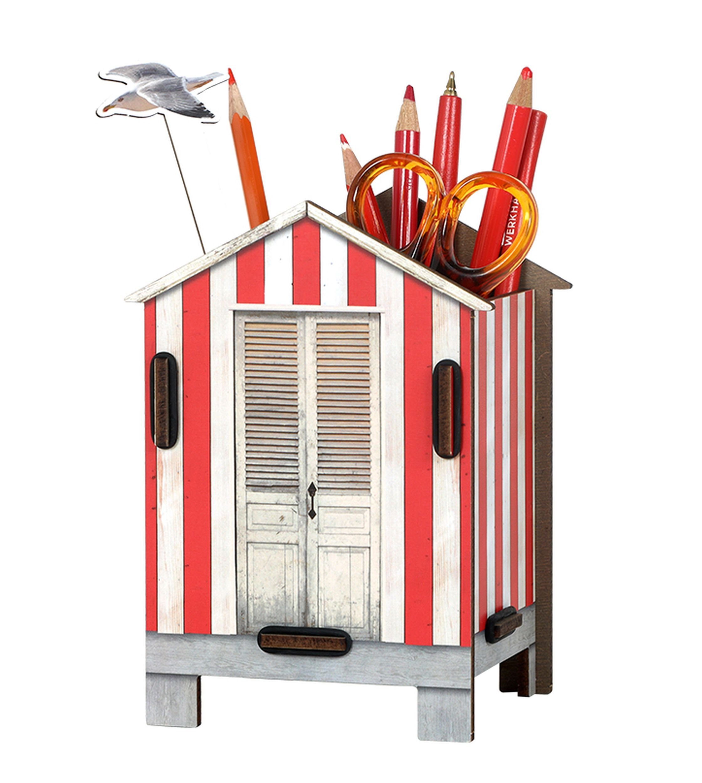 WERKHAUS® Aufbewahrungsbox Werkhaus - Stiftebox "Strandhaus" günstig online kaufen