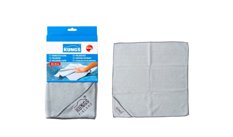 Kungs Auto-Poliertuch 40x40cm Mikrofasertuch