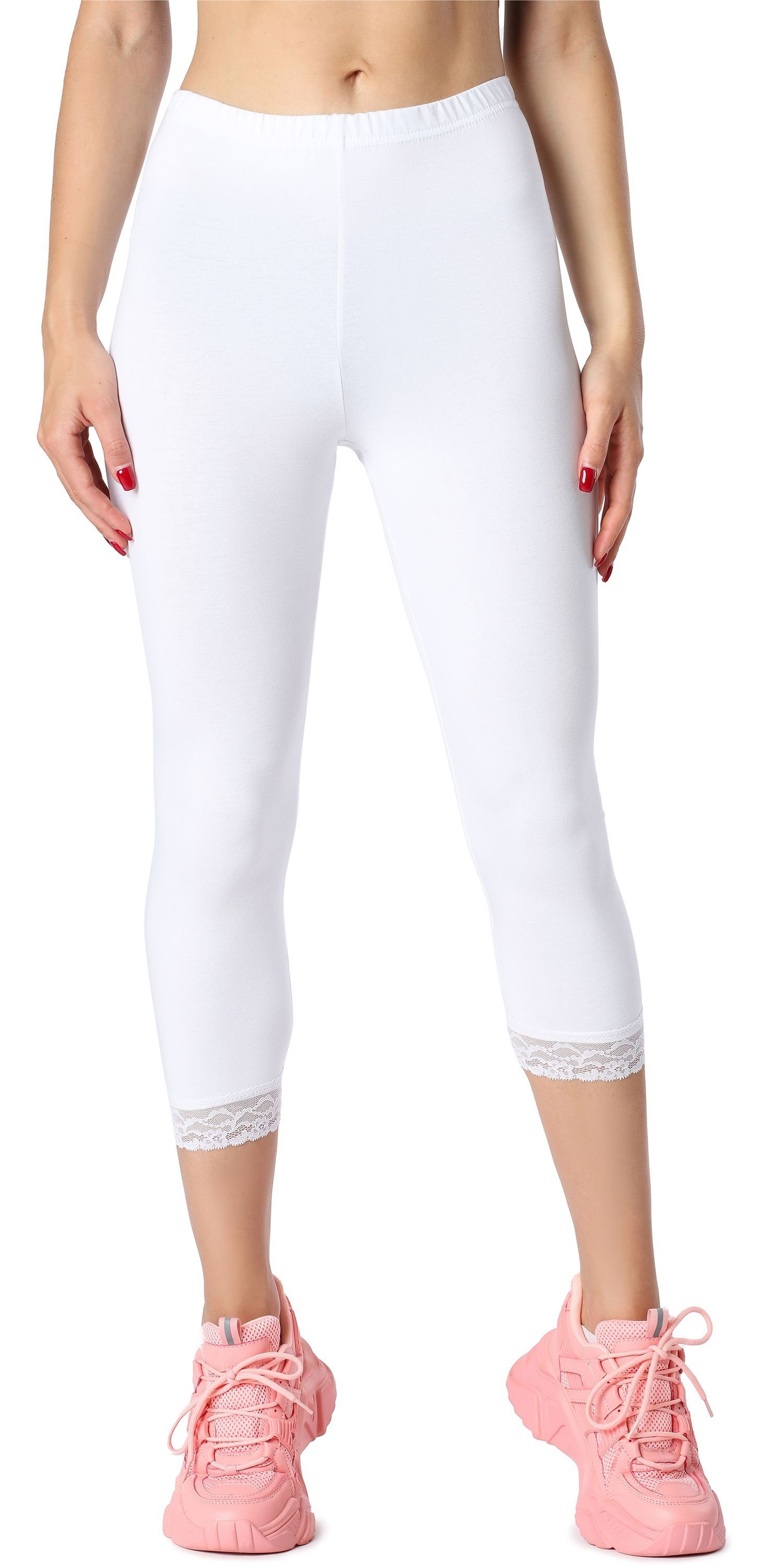 Bellivalini Leggings Damen 3/4 Capri Hose günstig online kaufen