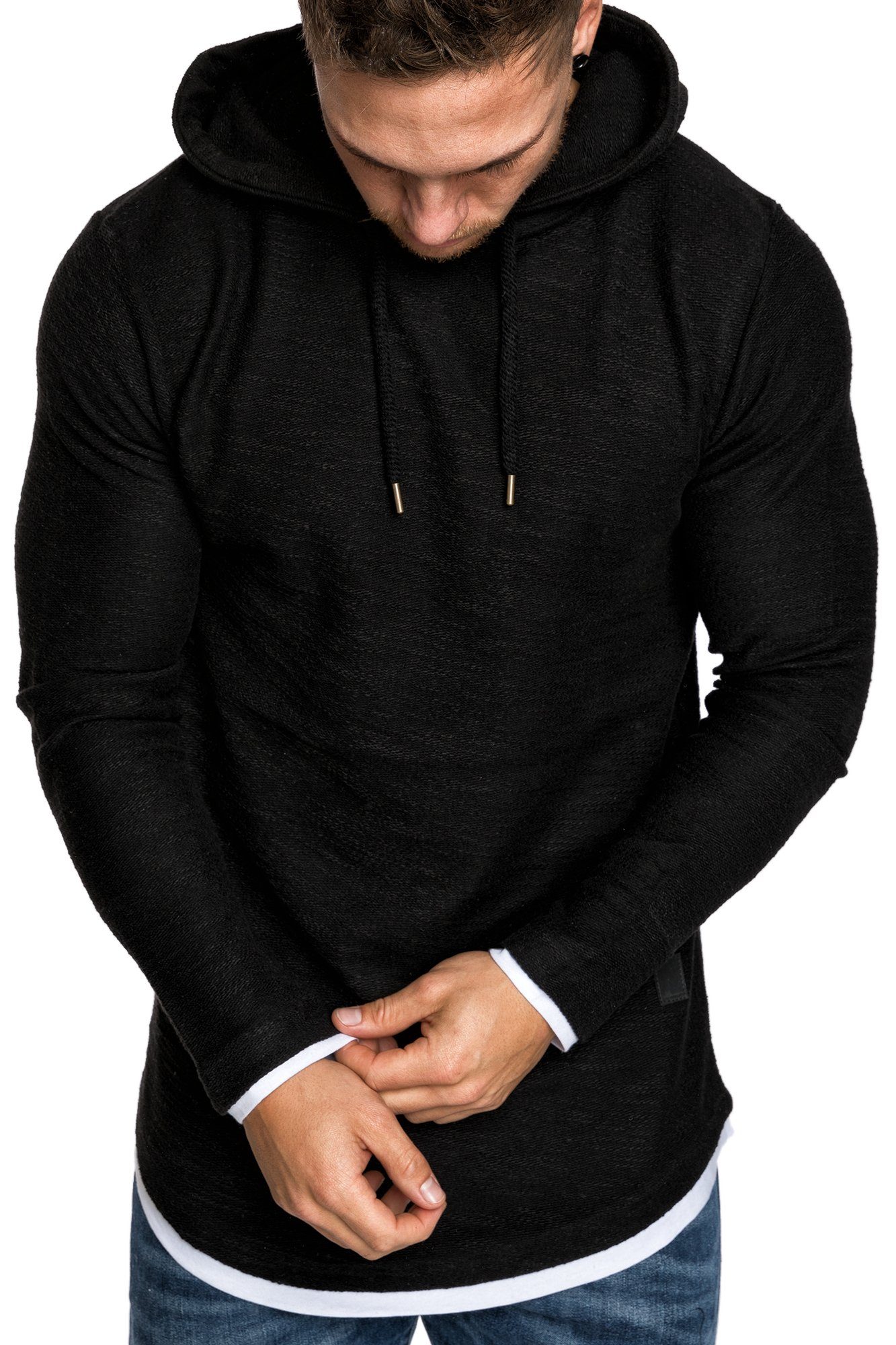 Amaci&Sons Kapuzenpullover PEORIA 2in1 Kapuzenpullover günstig online kaufen