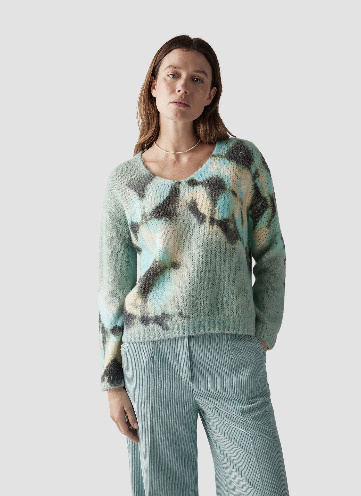 Strickpullover LeComte Stylischer Pullover mit einzigartigem Farbverlauf