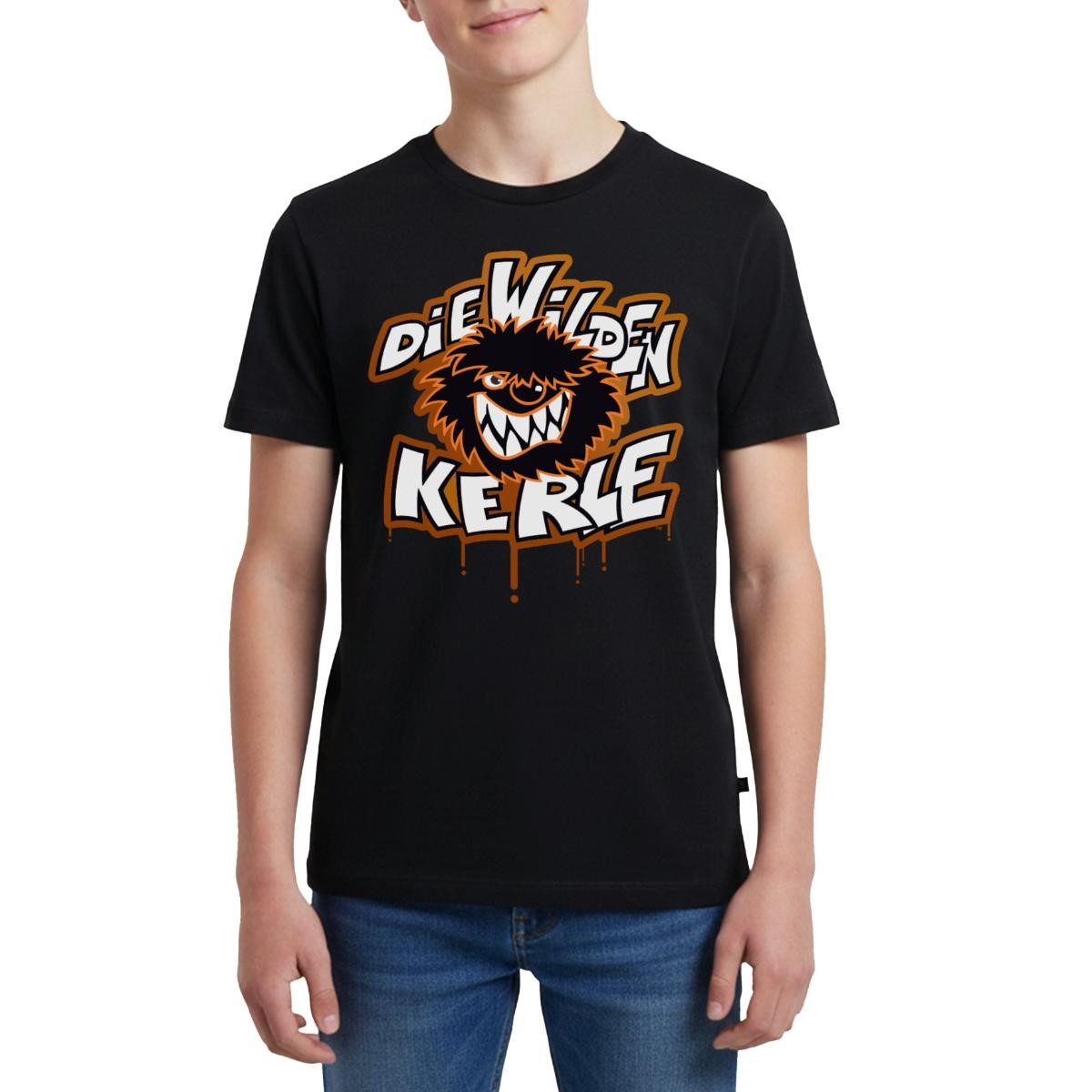 T-Shirt Die Wilden Kerle Logo Tropfen Graffiti Teenager Premium T-Shirt
