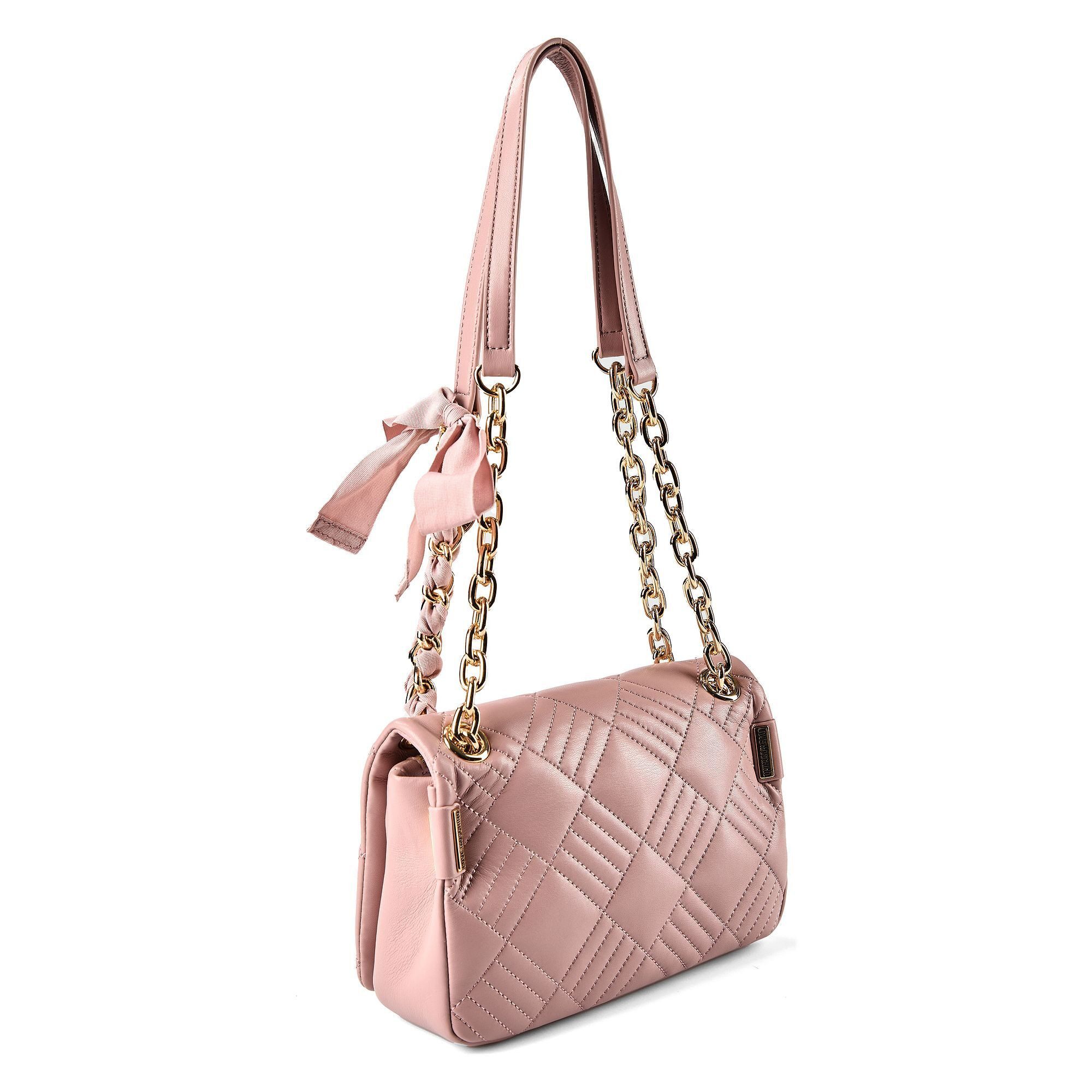 LOVE MOSCHINO Schultertasche Frog Bag, Polyurethan