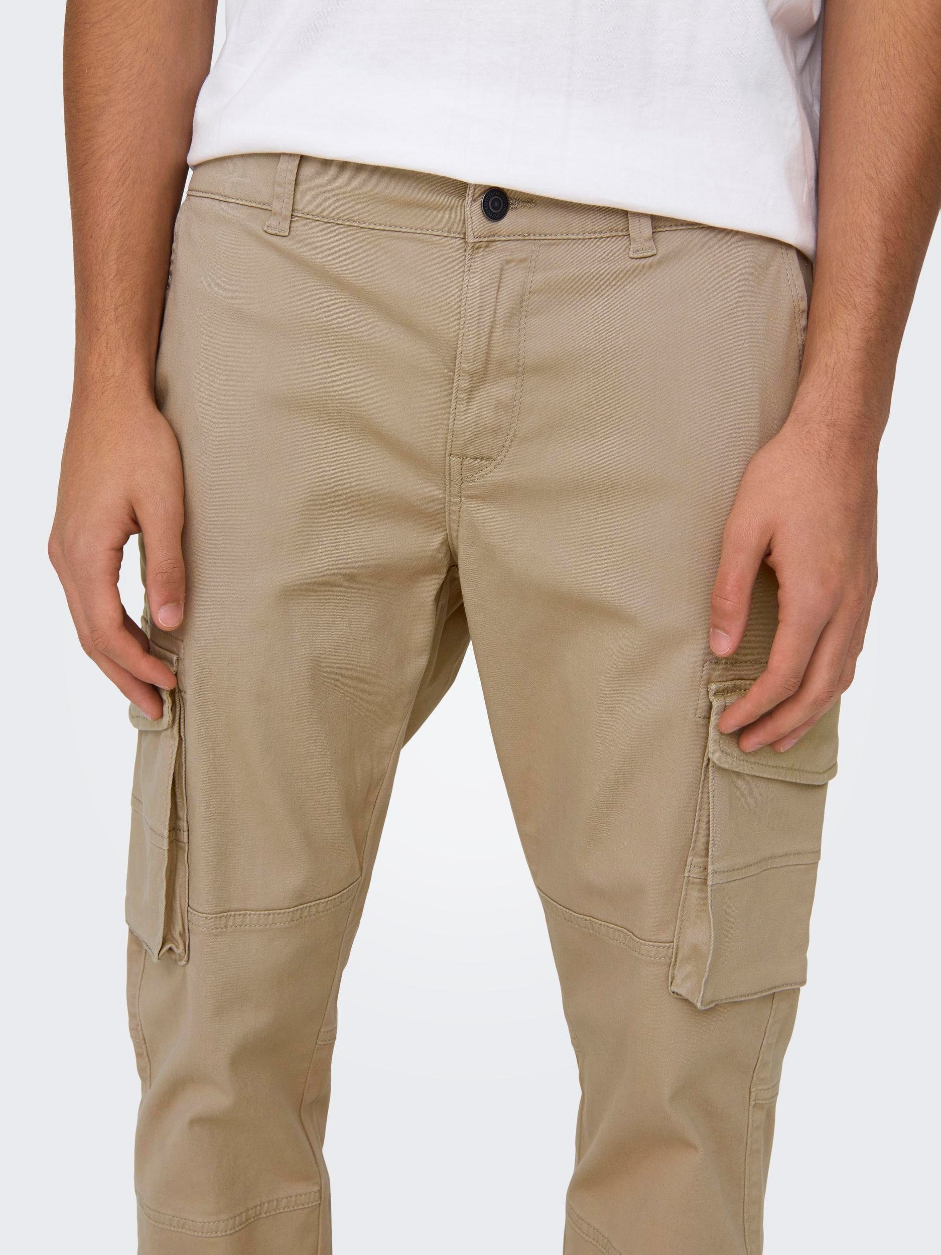 CARGO 0013 Chinchilla & SONS ONLY LIFE CUFF PANT NOOS ONSCARTER Cargohose