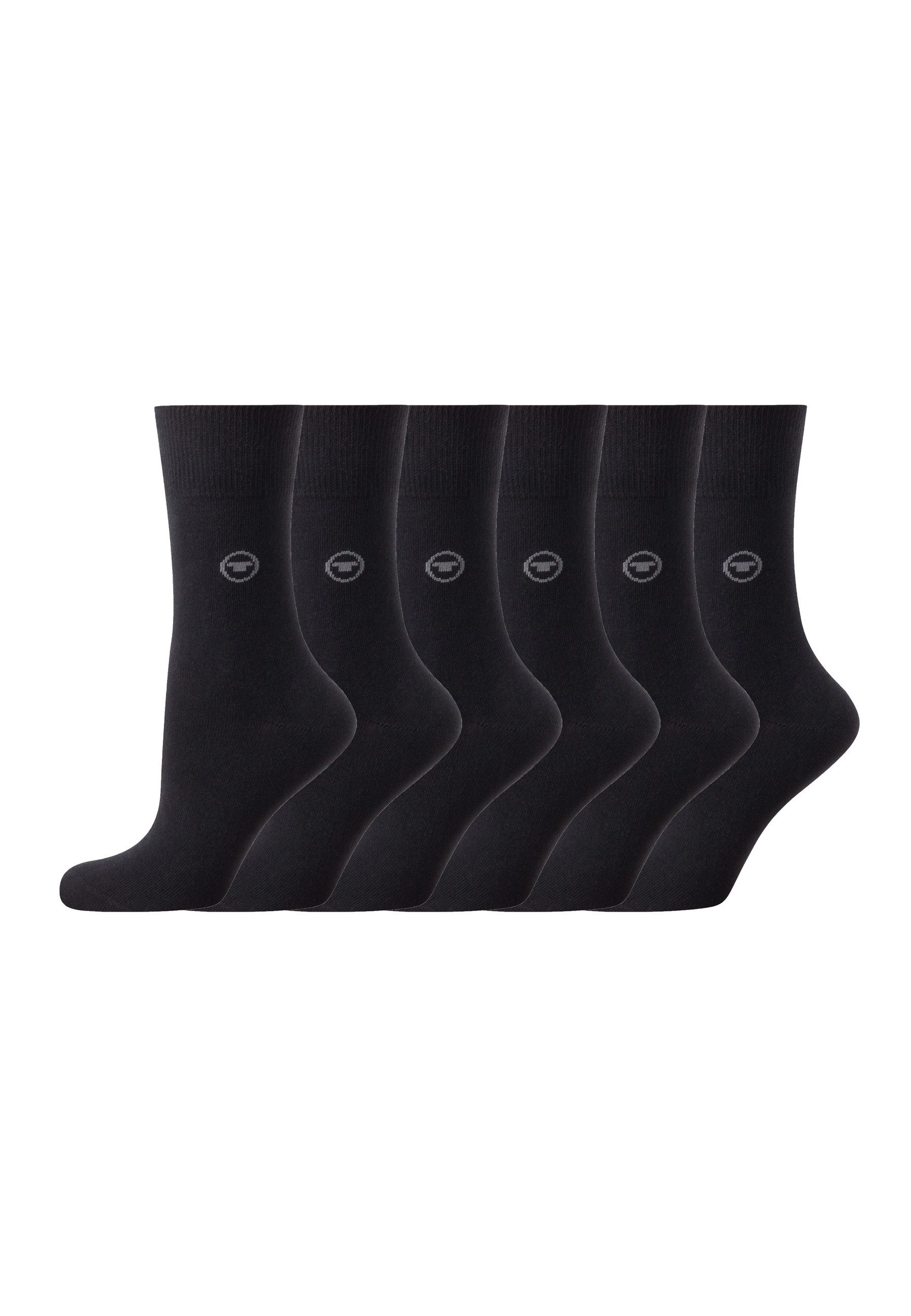 TOM TAILOR Socken TOM TAILOR Damen Socken Basic 6er Pack mehrfarbig TOM TAILOR Damen Socken Basic 6er Pack mehrfarbig