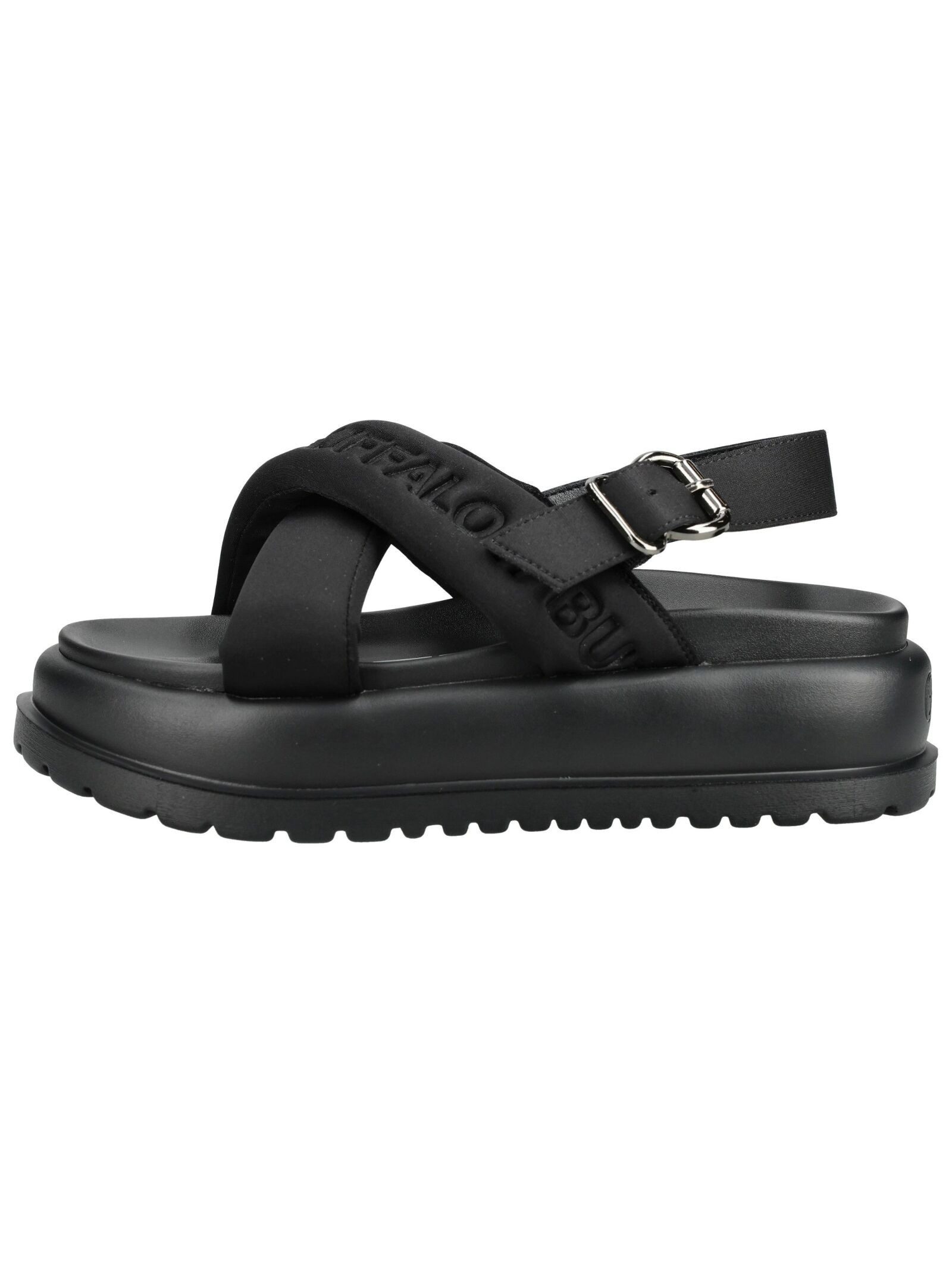 Buffalo Buffalo Sandalen Textil Plateausandaletten