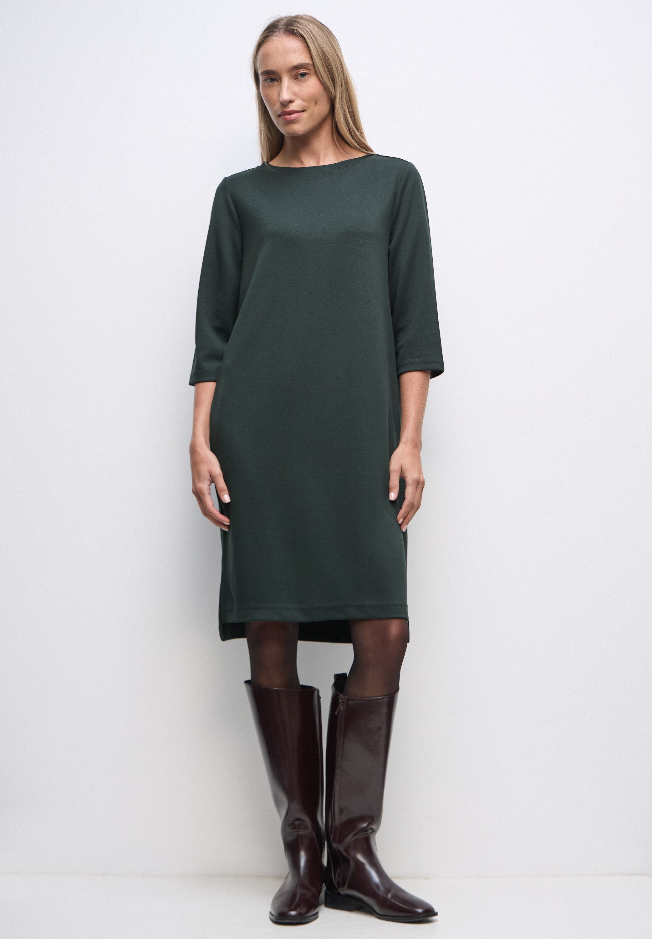 STREET ONE Sweatkleid knielang