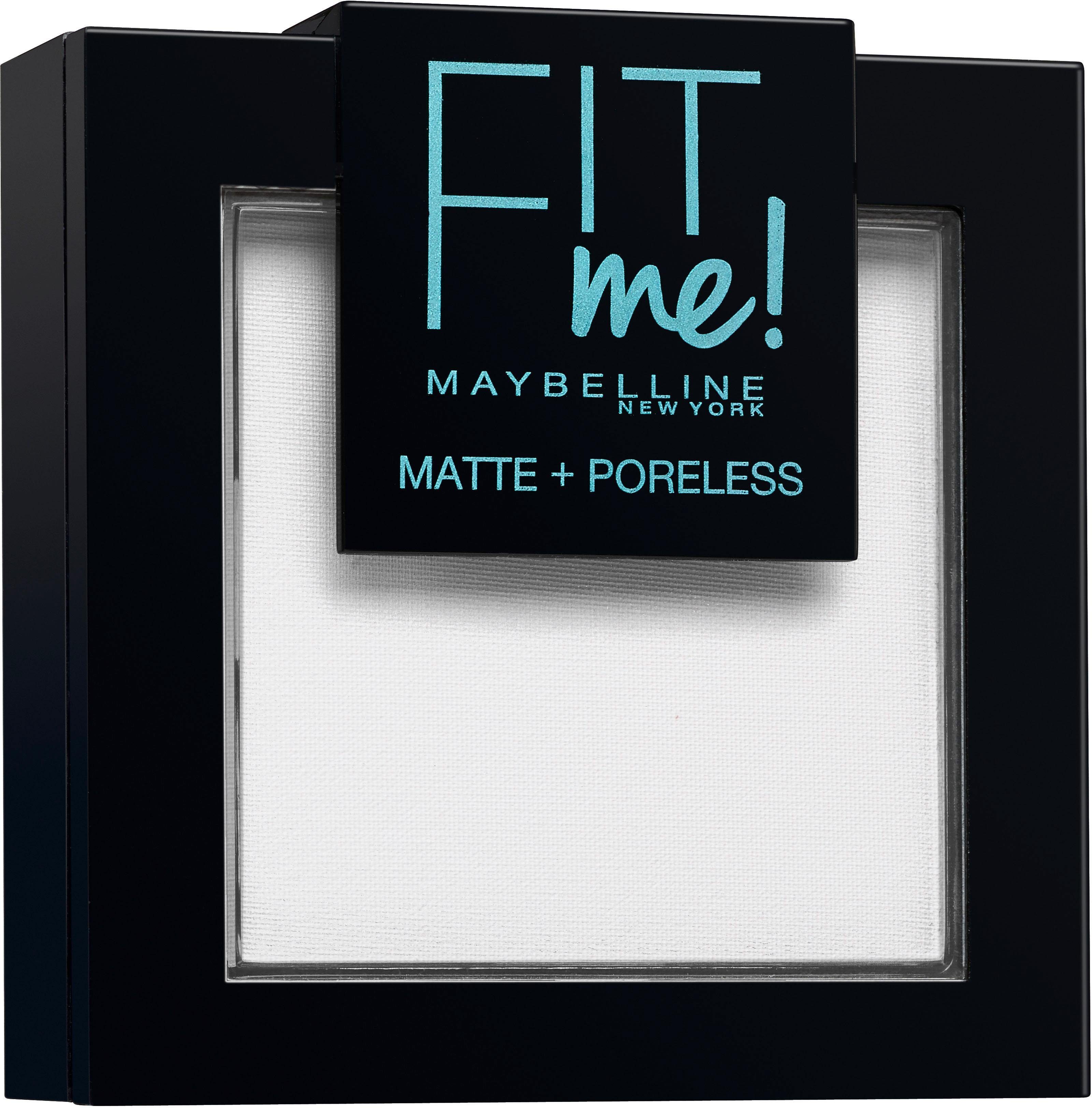 NEW & 90 MAYBELLINE YORK Matte FIT ME Translucent Poreless Puder