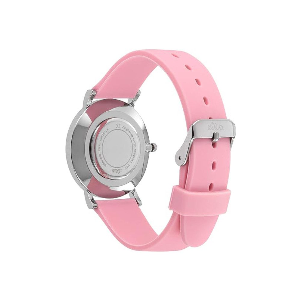 s.Oliver Quarzuhr s.Oliver Armbanduhr mit Silikonarmband SO-4078-PQ, s.Oliv günstig online kaufen