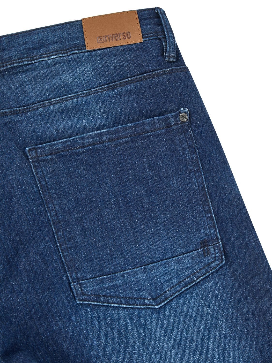 riverso Straight-Jeans Herren Jeanshose RIVChris Regular Fit Denim Hose mit Stretch – Bild 4 von 4
