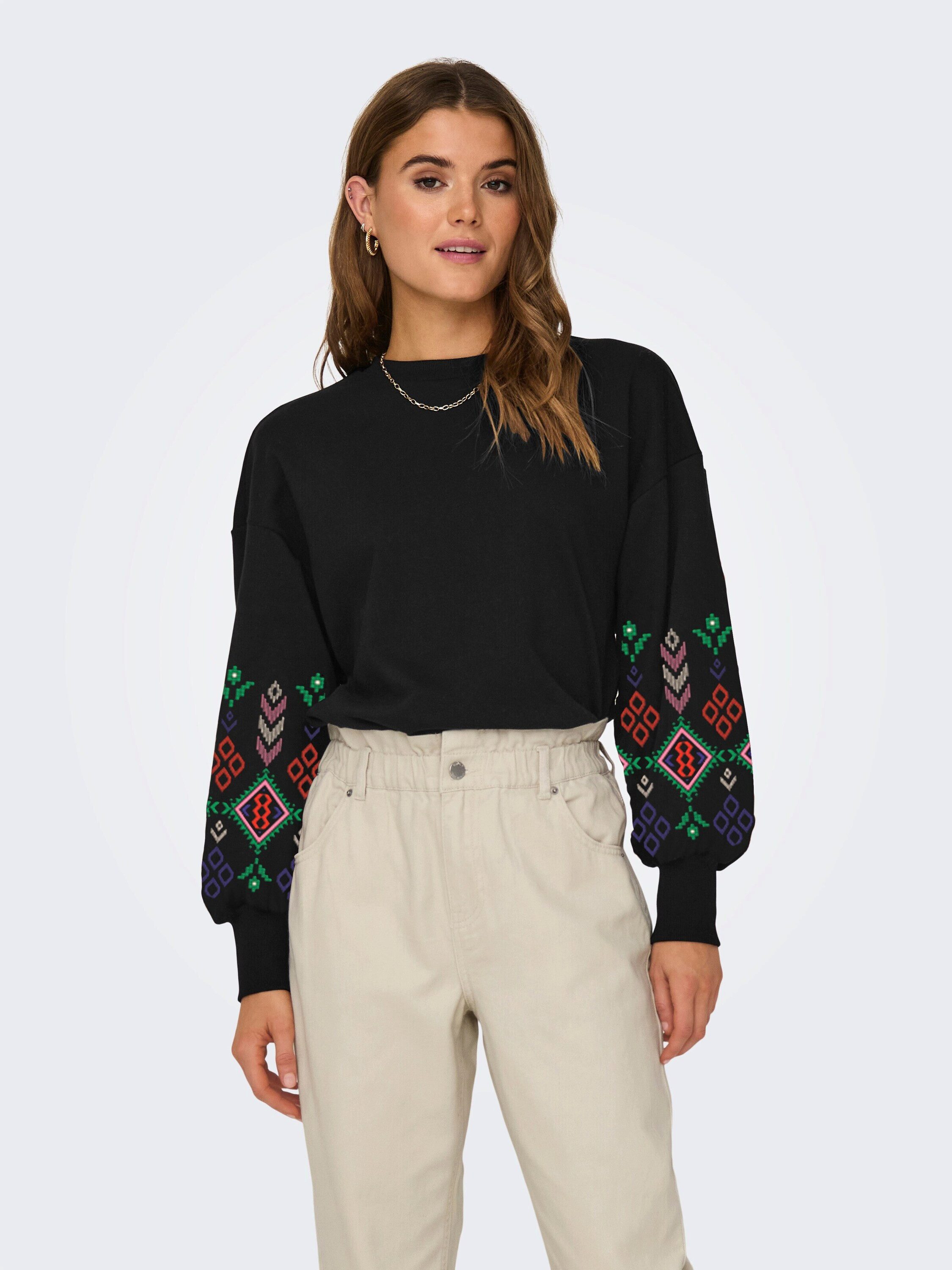 ONLY Sweatshirt ONLBROOKE (1-tlg) Plain/ohne Details günstig online kaufen