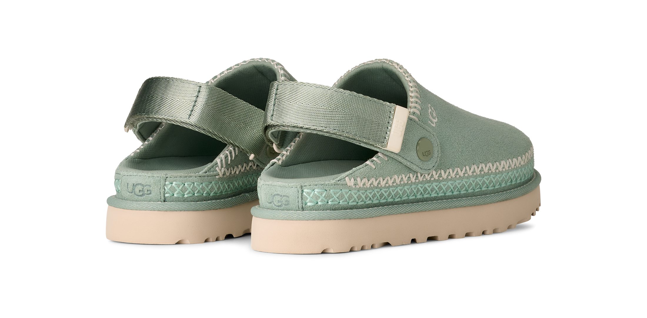 UGG GOLDENSTAR MEADOW Clog Flats, Sabot, Schlupfschuh mit praktischem Klett günstig online kaufen