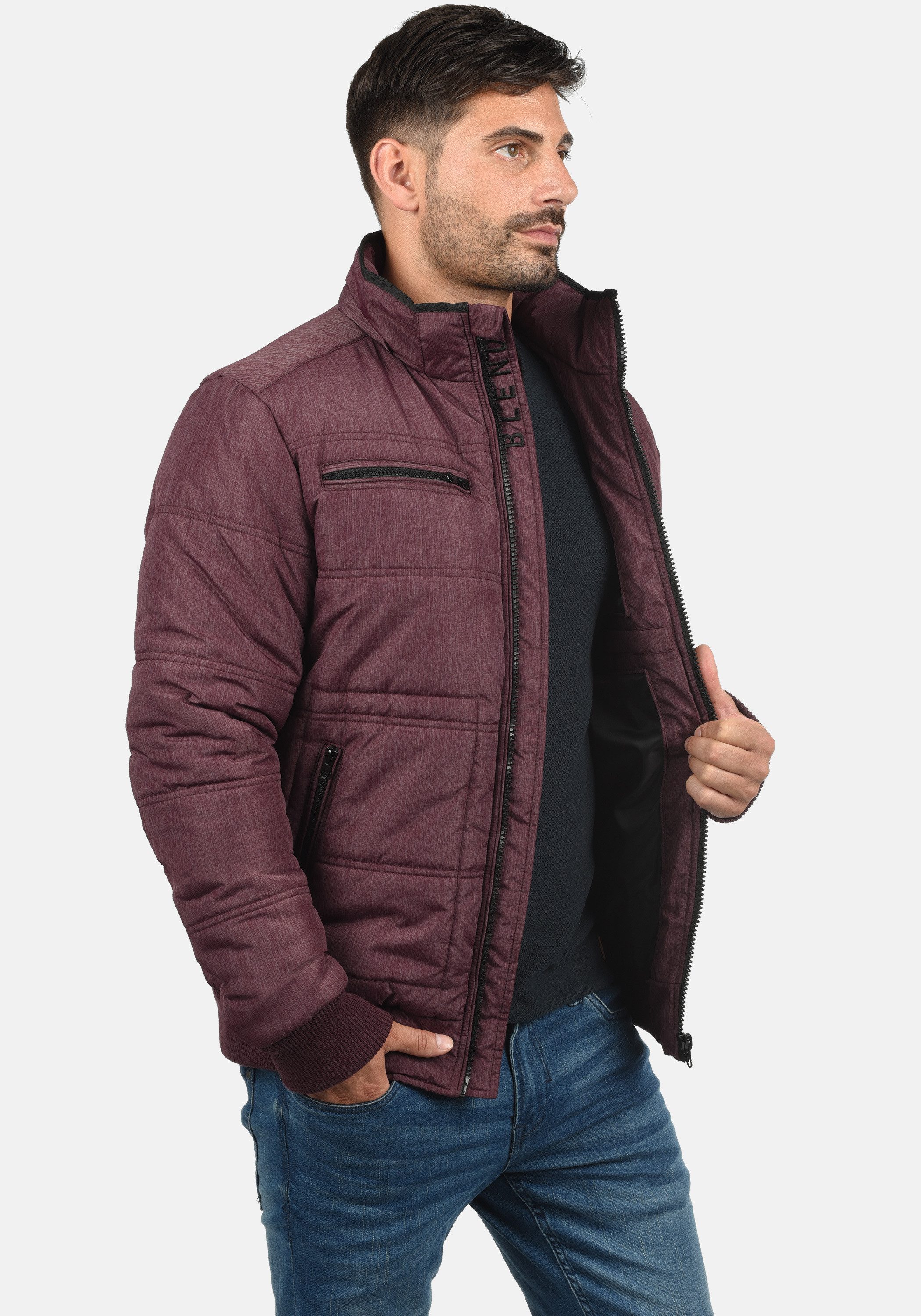 Blend Winterjacke BHBoris Warme Jacke mit abnehmbarer Kapuze
