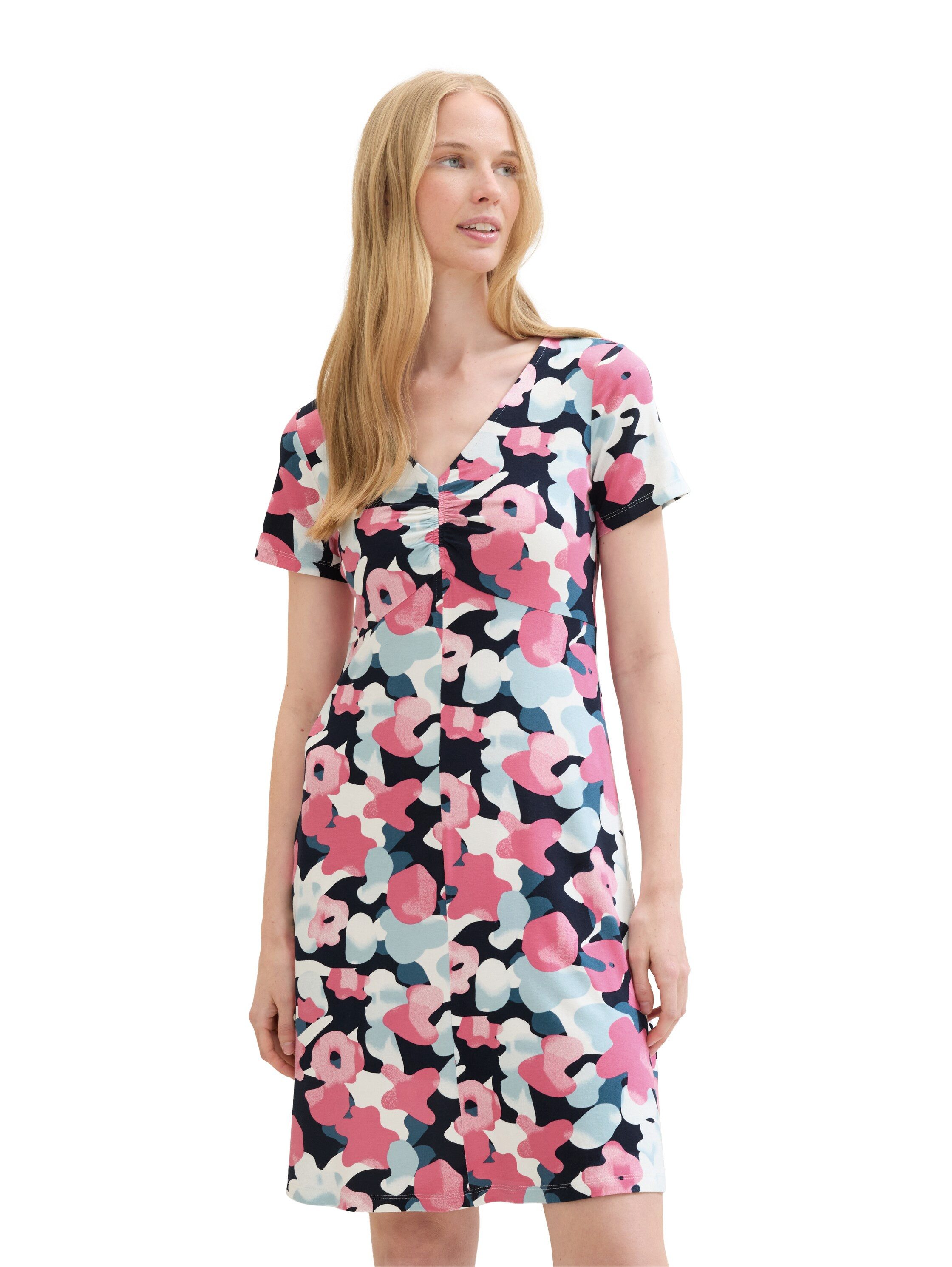 TOM TAILOR Minikleid mit Allover-Print und günstig online kaufen