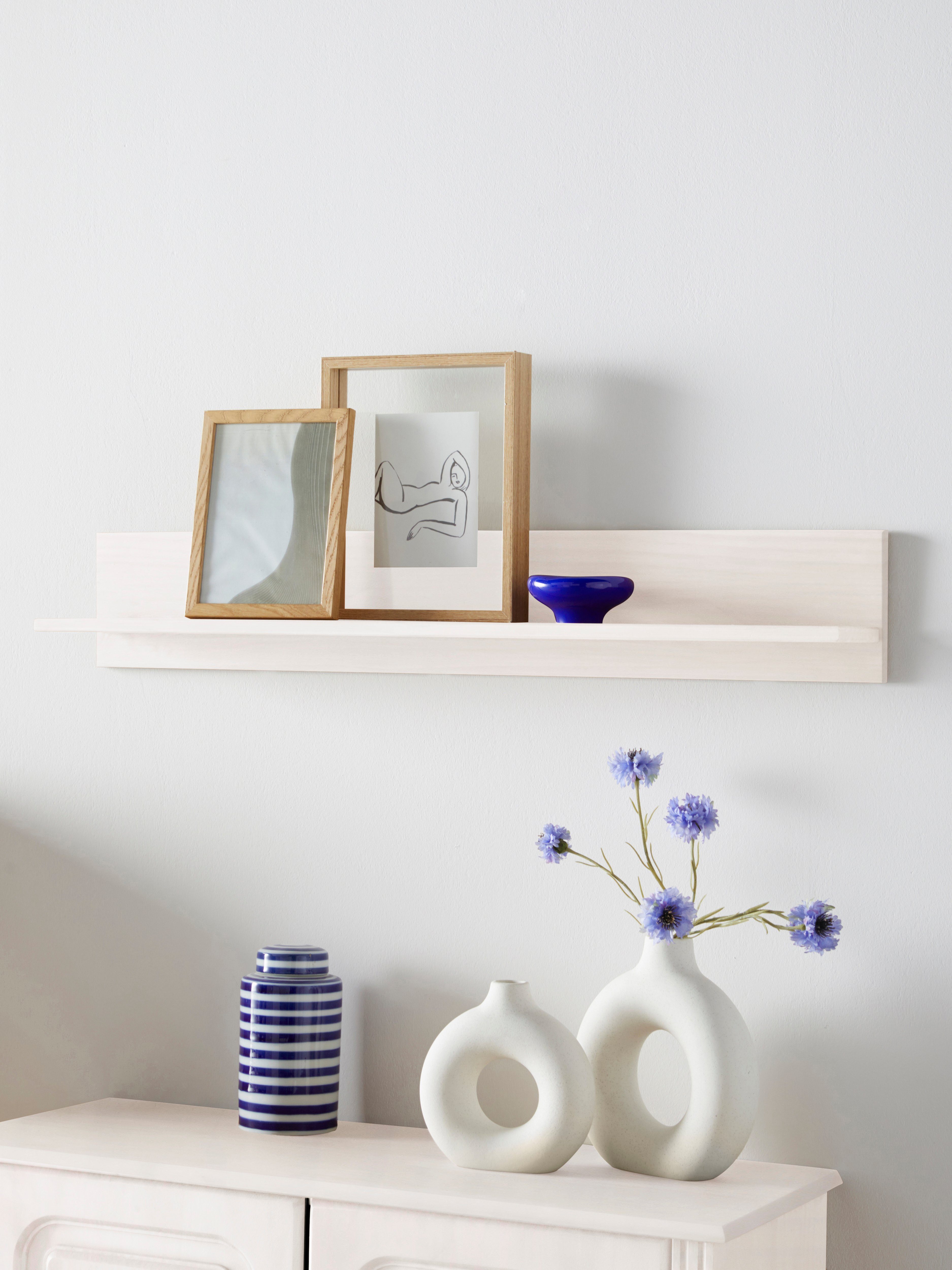 Home affaire Wandregal Mette, mit Ablage, Breite 90 cm günstig online kaufen